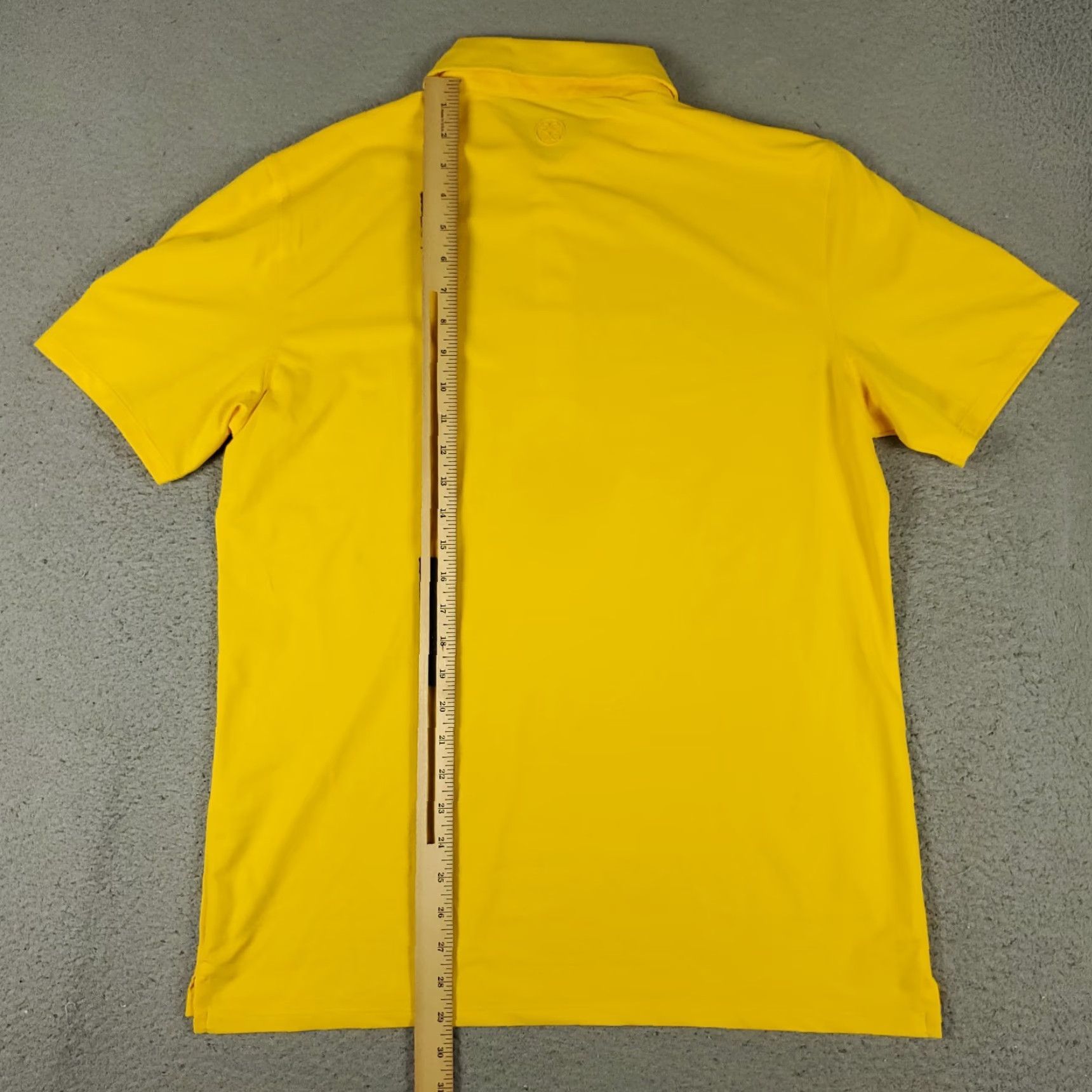G/FORE G/FORE Polo Shirt Mens Large Yellow Golf Short Sleeve Collared Button Size US L / EU 52-54 / 3 - 7 Thumbnail