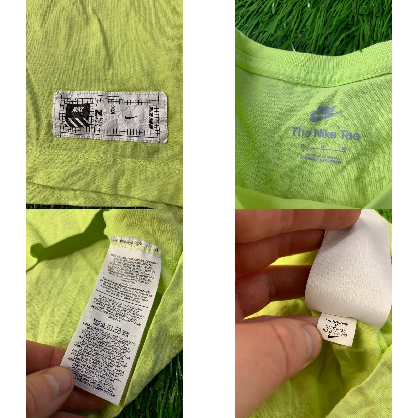 Nike Nike Air Max The Nike Tee Shirt Long Sleeve Neon Size M Men T-Shirt Jersey 100% Cotton Logo Graphic Print Summer Casual JSID DJ1379-736 Size US M / EU 48-50 / 2 - 8 Thumbnail