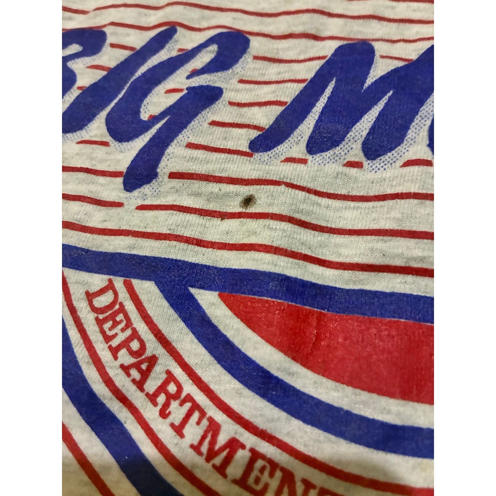 Fruit Of The Loom Vintage Gray T-Shirt XL Illinois Big Muddy Prison Size US XL / EU 56 / 4 - 2 Thumbnail