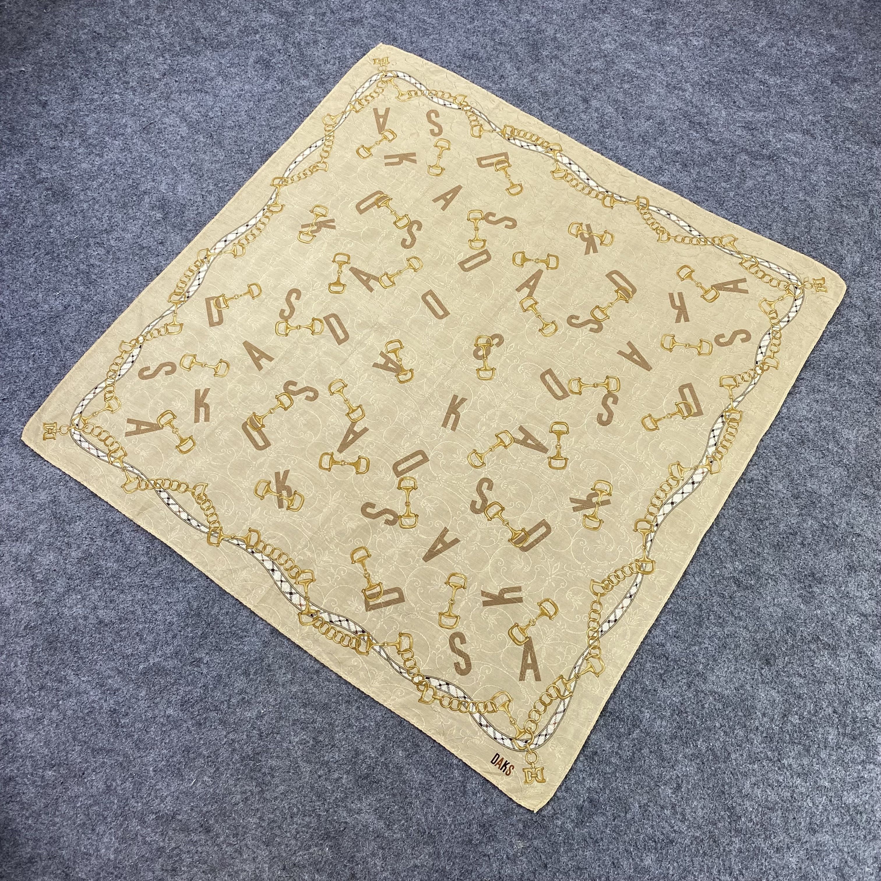 DAKS Daks Handkerchief Neckerchief Bandana-B1733 Size ONE SIZE - 4 Thumbnail