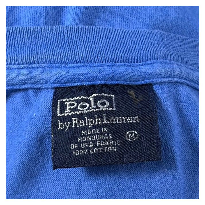 Polo Ralph Lauren × U.S. Polo Assn. Polo Bear Laugh Lauren Vintage Polo Bear 90sT-shirt Size US L / EU 52-54 / 3 - 3 Thumbnail