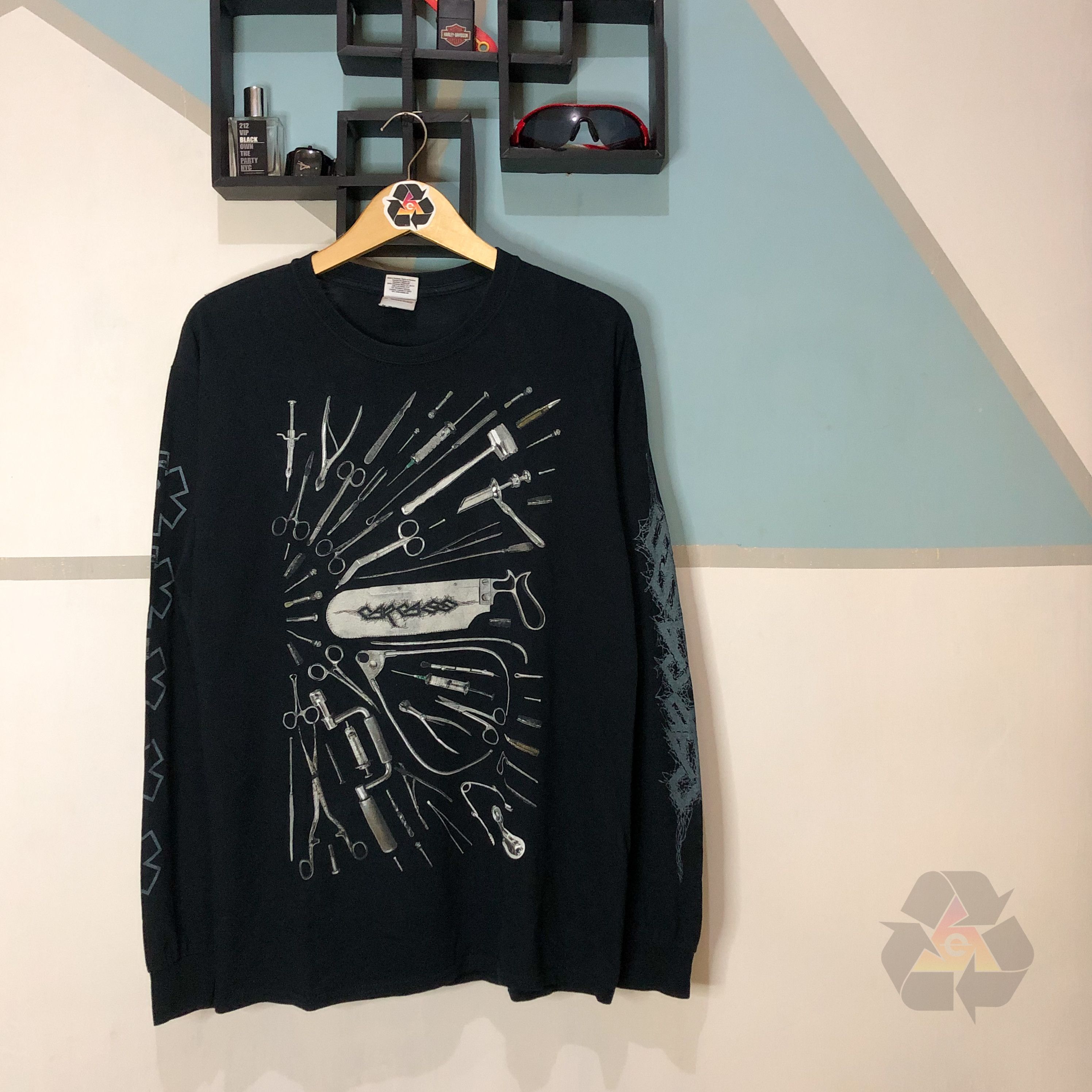 Vintage Carcass Decibel Tour 2014 Long Sleeve RARE