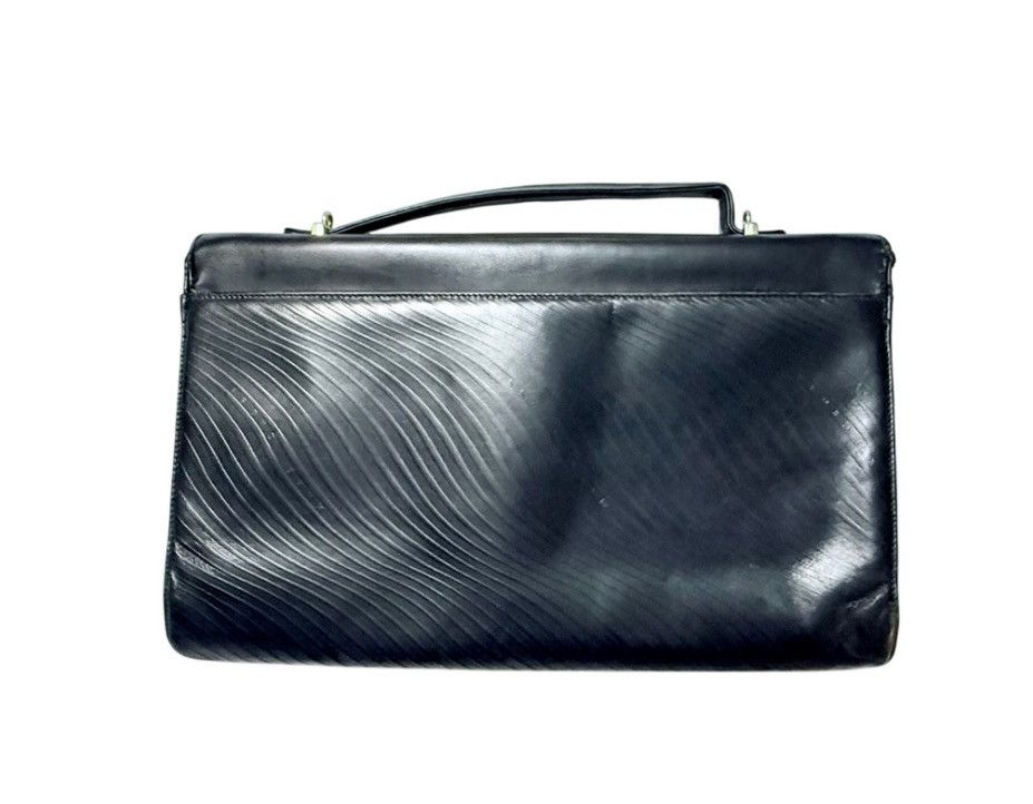 Mark Cross Vintage Mark Cross Black Leather Briefcase – Made in Italy Size ONE SIZE - 2 Thumbnail