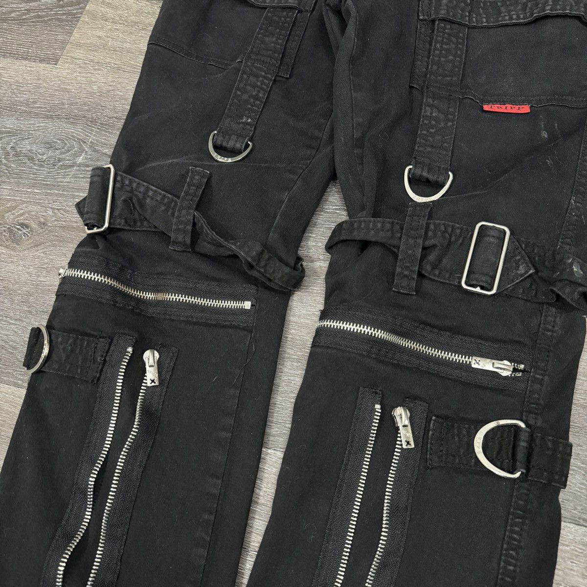 Japanese Brand × Tripp NYC × Vintage Crazy Vintage y2k Tripp nyc cybergoth rave pants Size US 30 / EU 46 - 3 Thumbnail