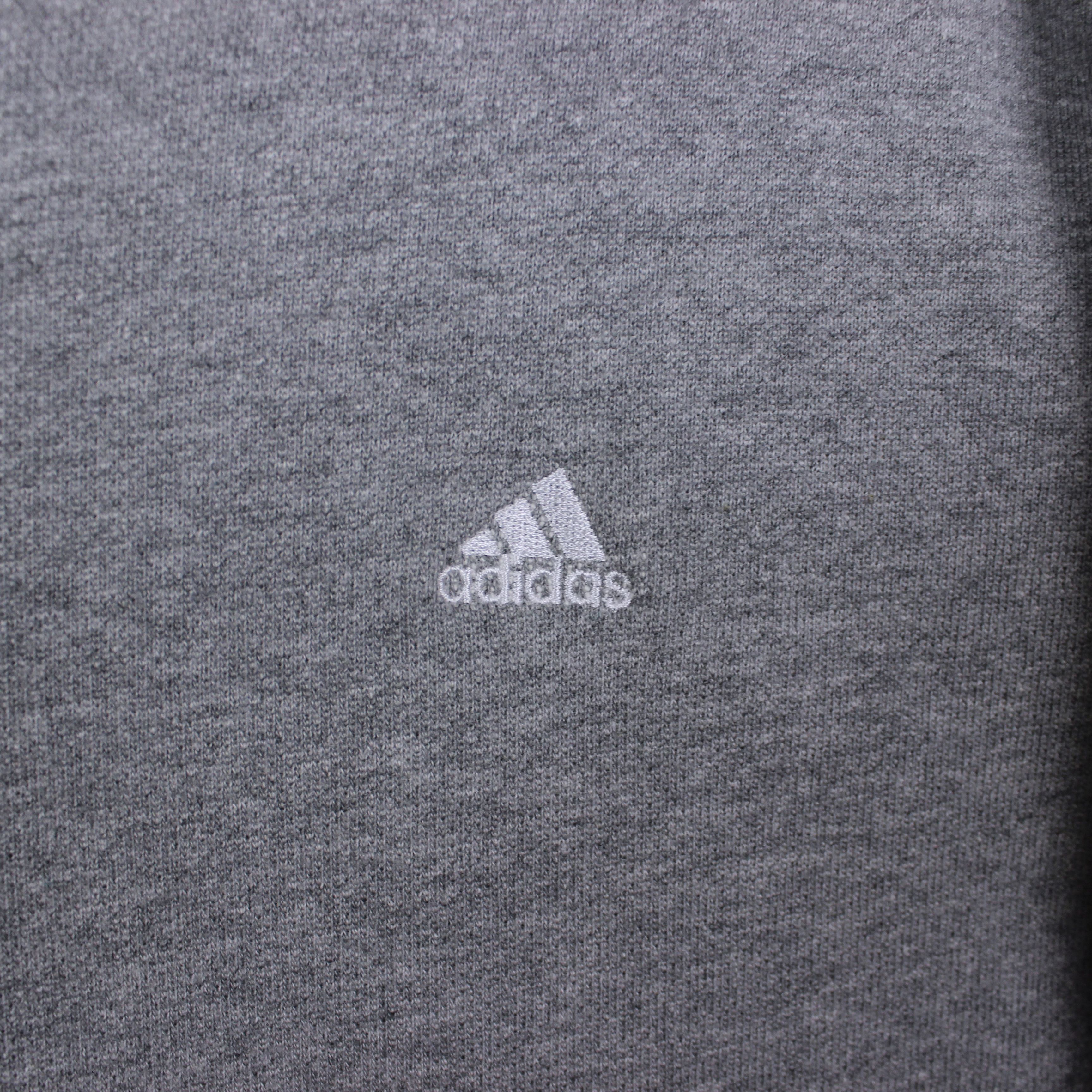 Adidas Adidas sweatshirt men vintage logo M gray perfomance H45372 Size US M / EU 48-50 / 2 - 9 Thumbnail