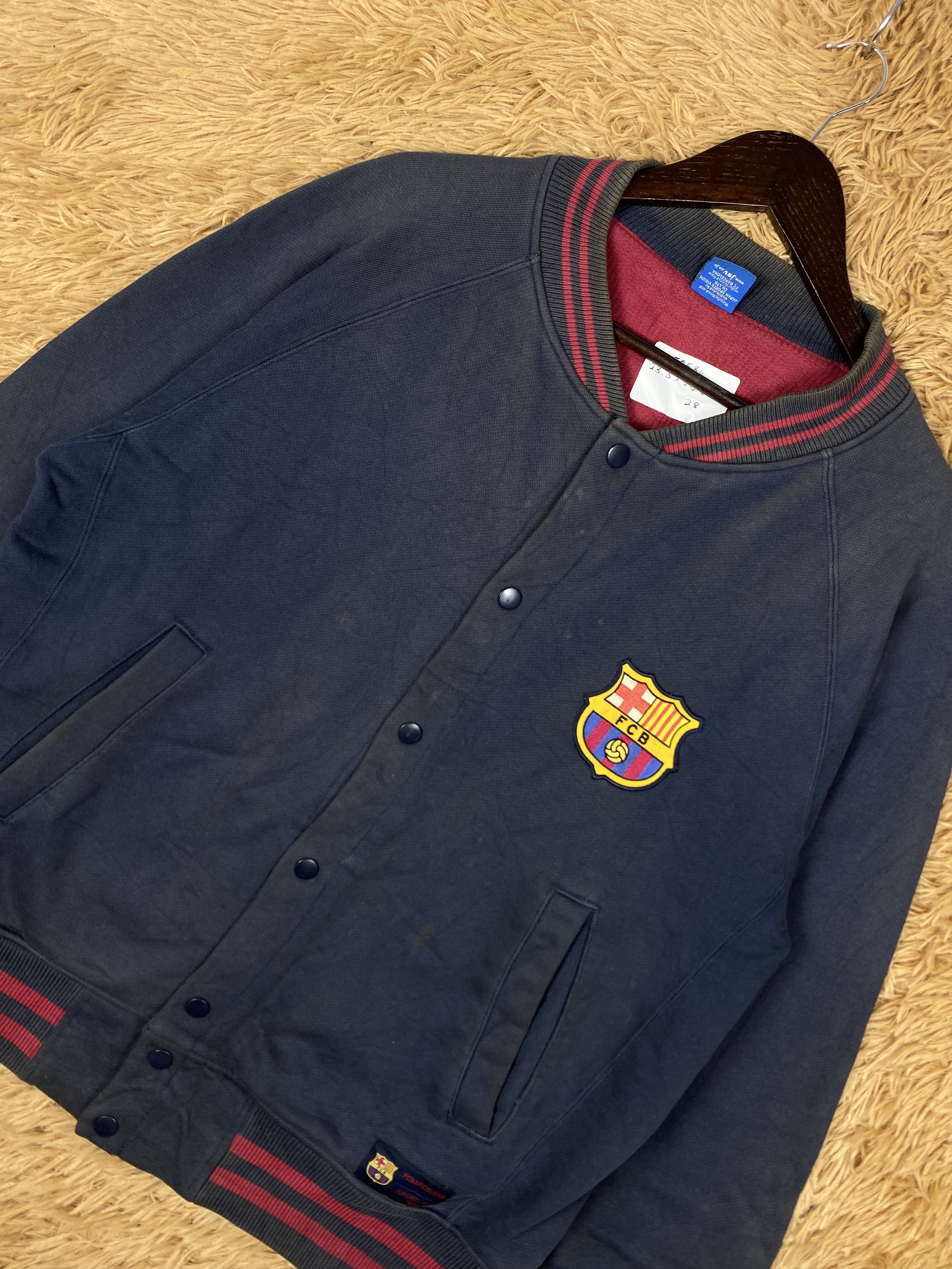 Vintage Vintage FC Barcelona Football Club Varsity Jacket DJ0584 Size US M / EU 48-50 / 2 - 2 Thumbnail