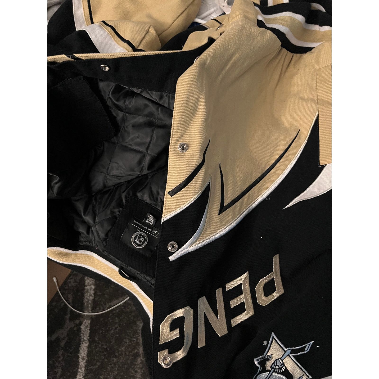 G-III Pittsburgh Penguins G-III Sports Sz XL NHL Snap Jacket XL Size US XXL / EU 58 / 5 - 13 Thumbnail
