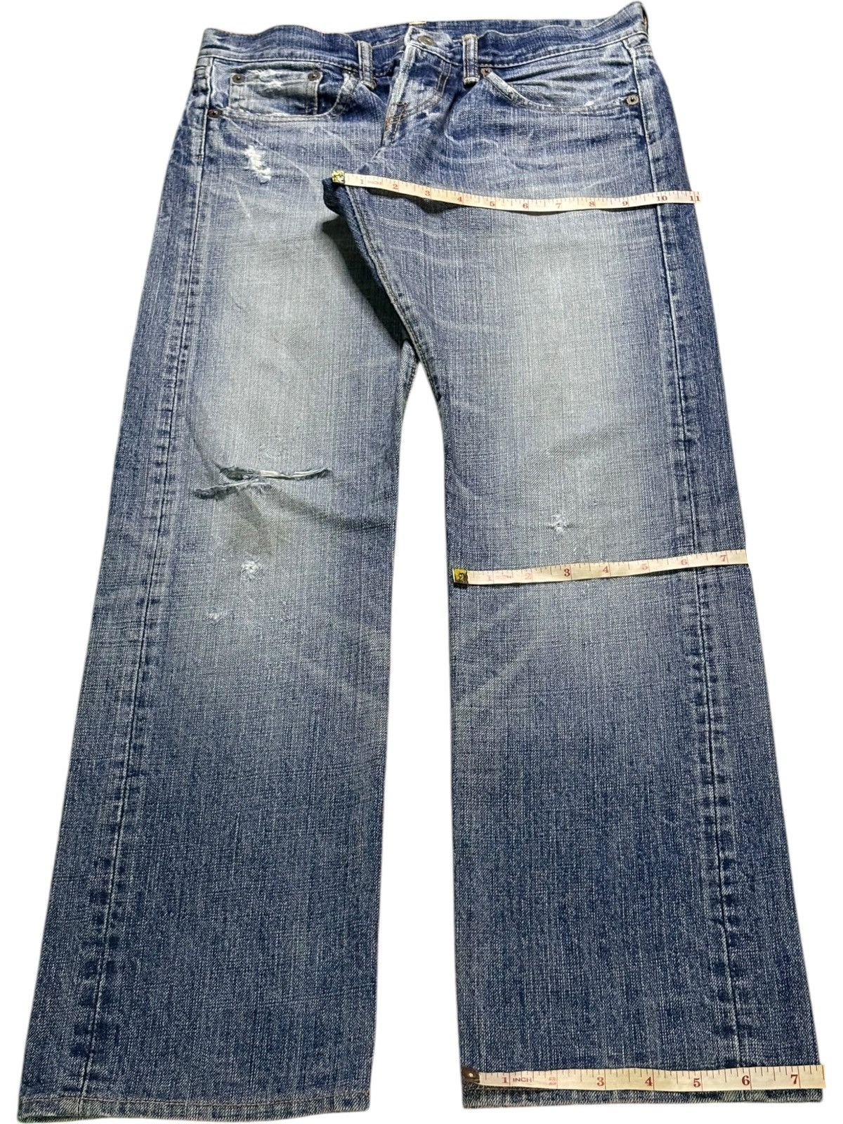 Eternal × Japanese Brand Vintage Japanese Eternal Mud Wash Distressed Jeans Size US 29 - 14 Thumbnail