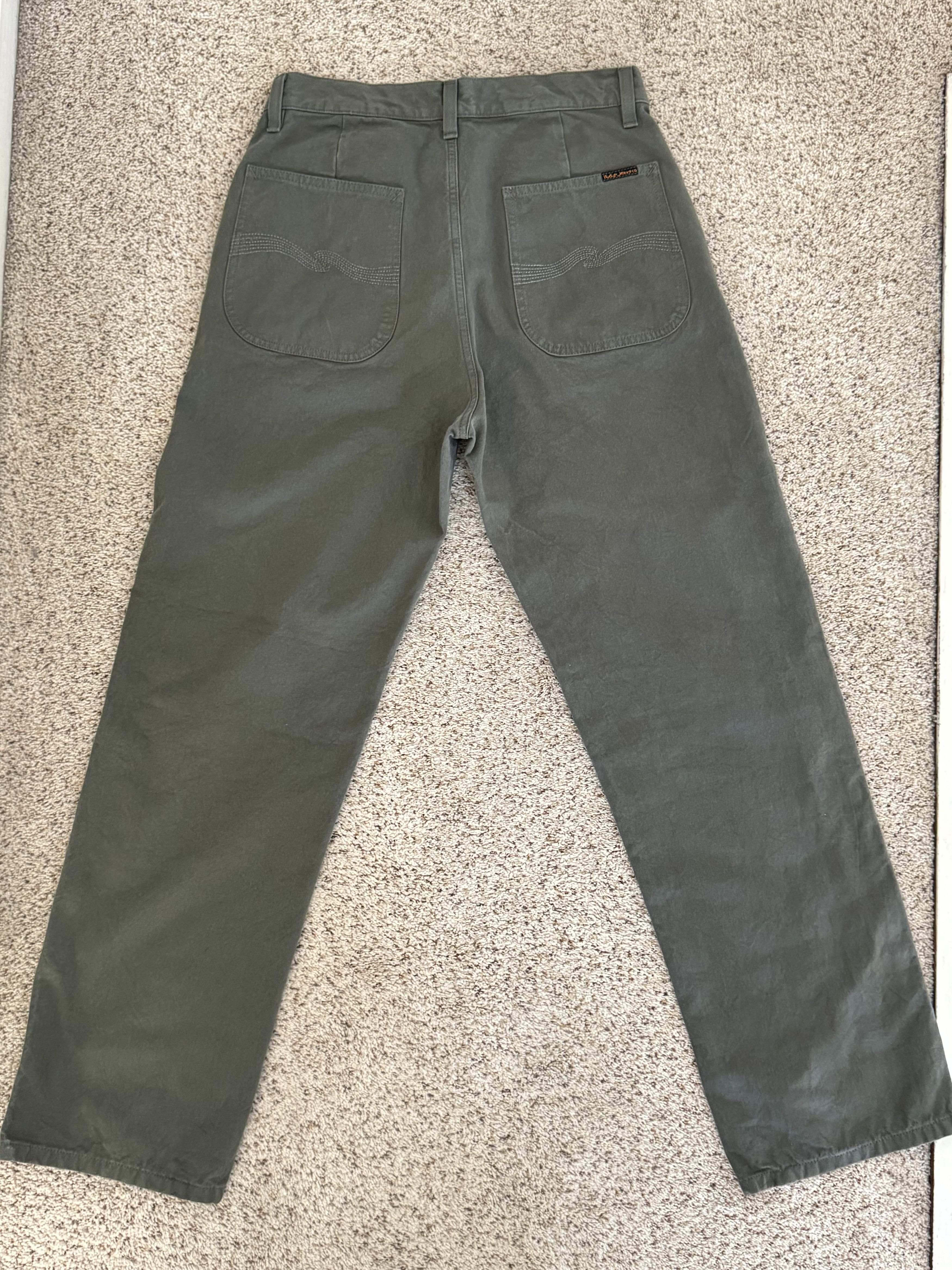 Nudie Jeans Tuff Tony Straight-Leg Organic Cotton-Canvas Trousers Size US 30 / EU 46 - 2 Thumbnail