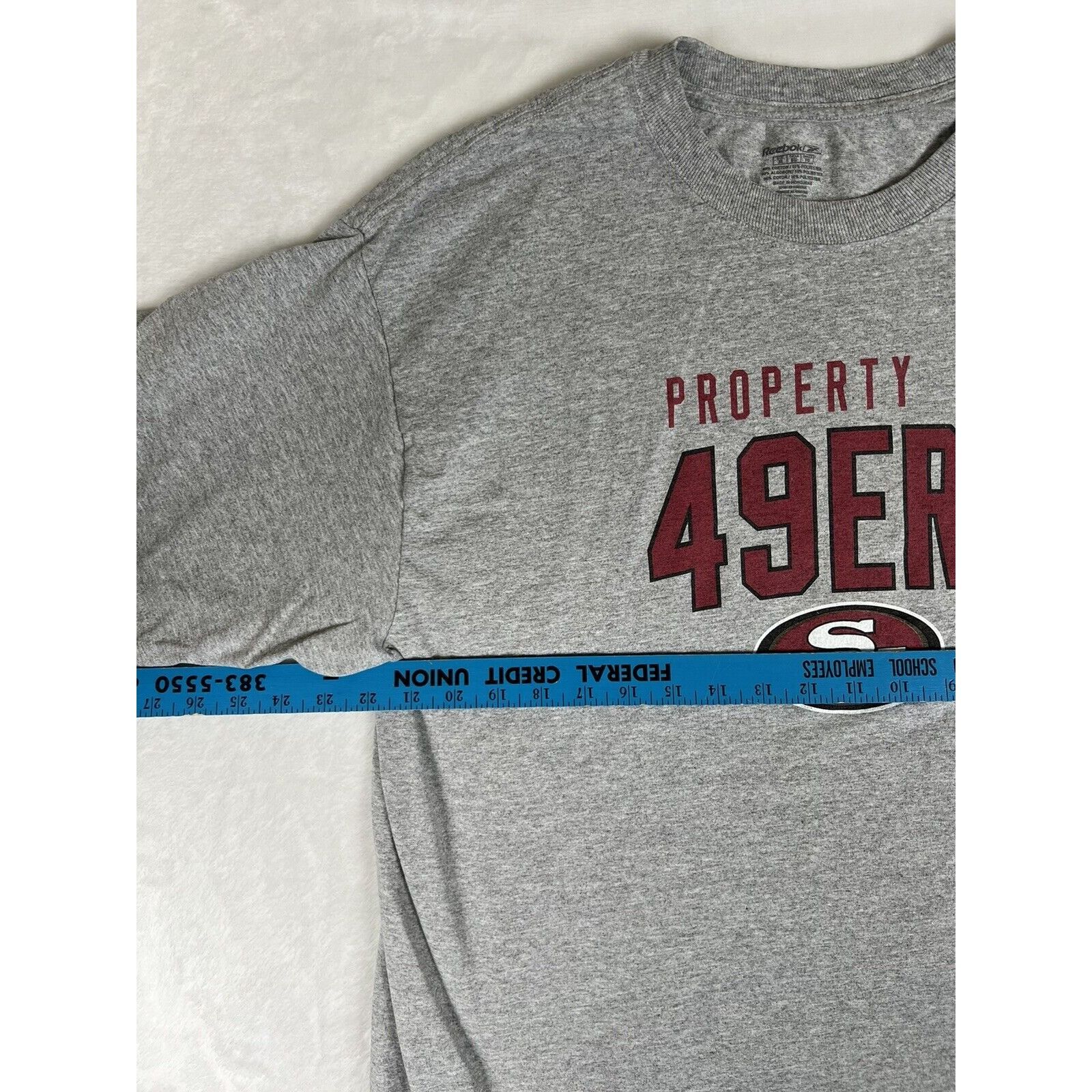 Reebok Vintage San Francisco 49ers T-Shirt Size XL Reebok “Property Size US XL / EU 56 / 4 - 4 Thumbnail