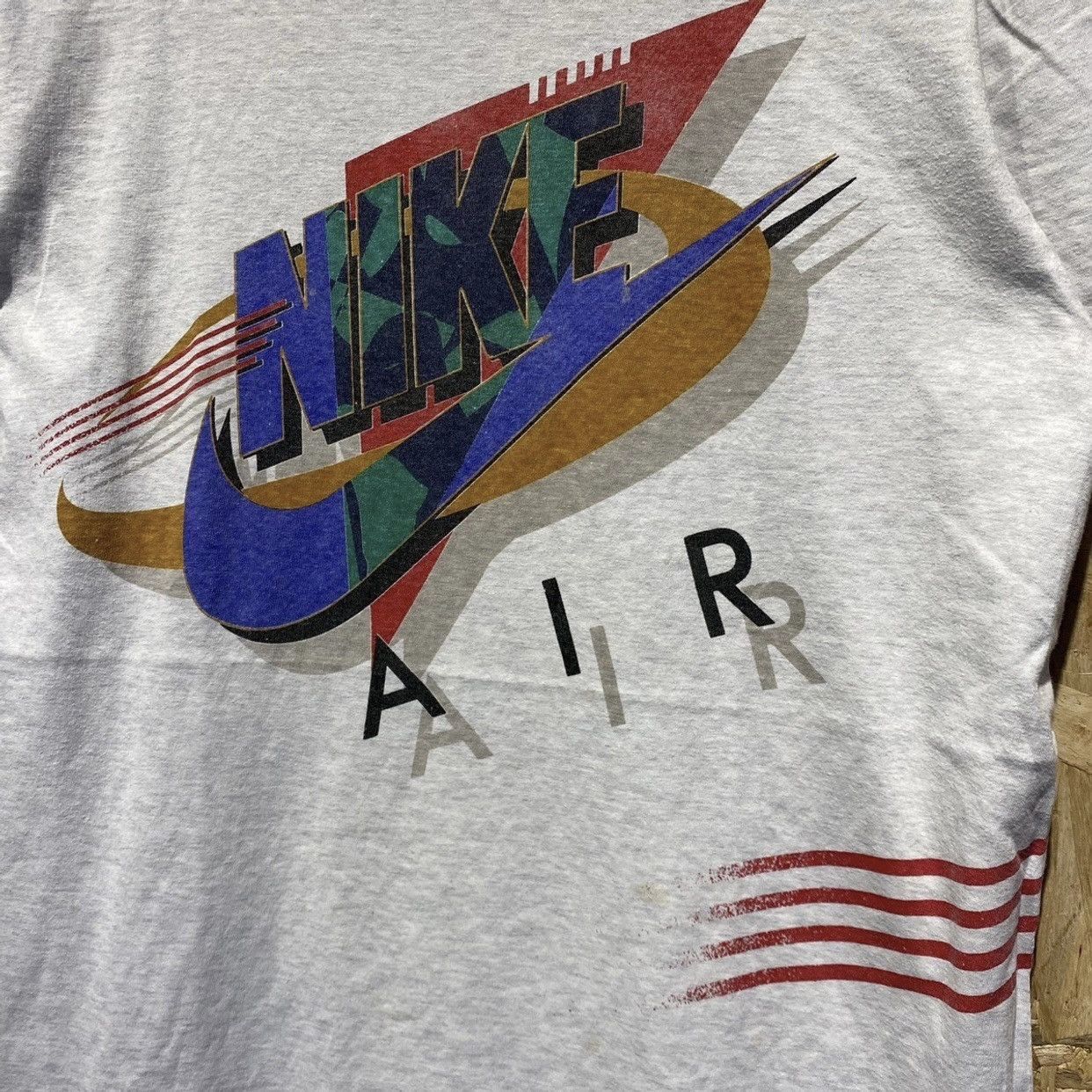 Nike × Vintage VINTAGE‼️ NIKE AIR SWOOSH RARE VINTAGE TEE Size US M / EU 48-50 / 2 - 3 Thumbnail