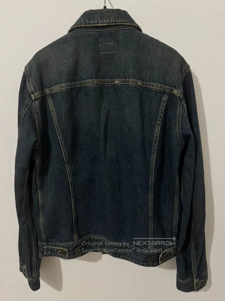 Saint Laurent Paris Saint Laurent Paris Retro Dark Blue Basic Denim Jacket Size US L / EU 52-54 / 3 - 2 Thumbnail
