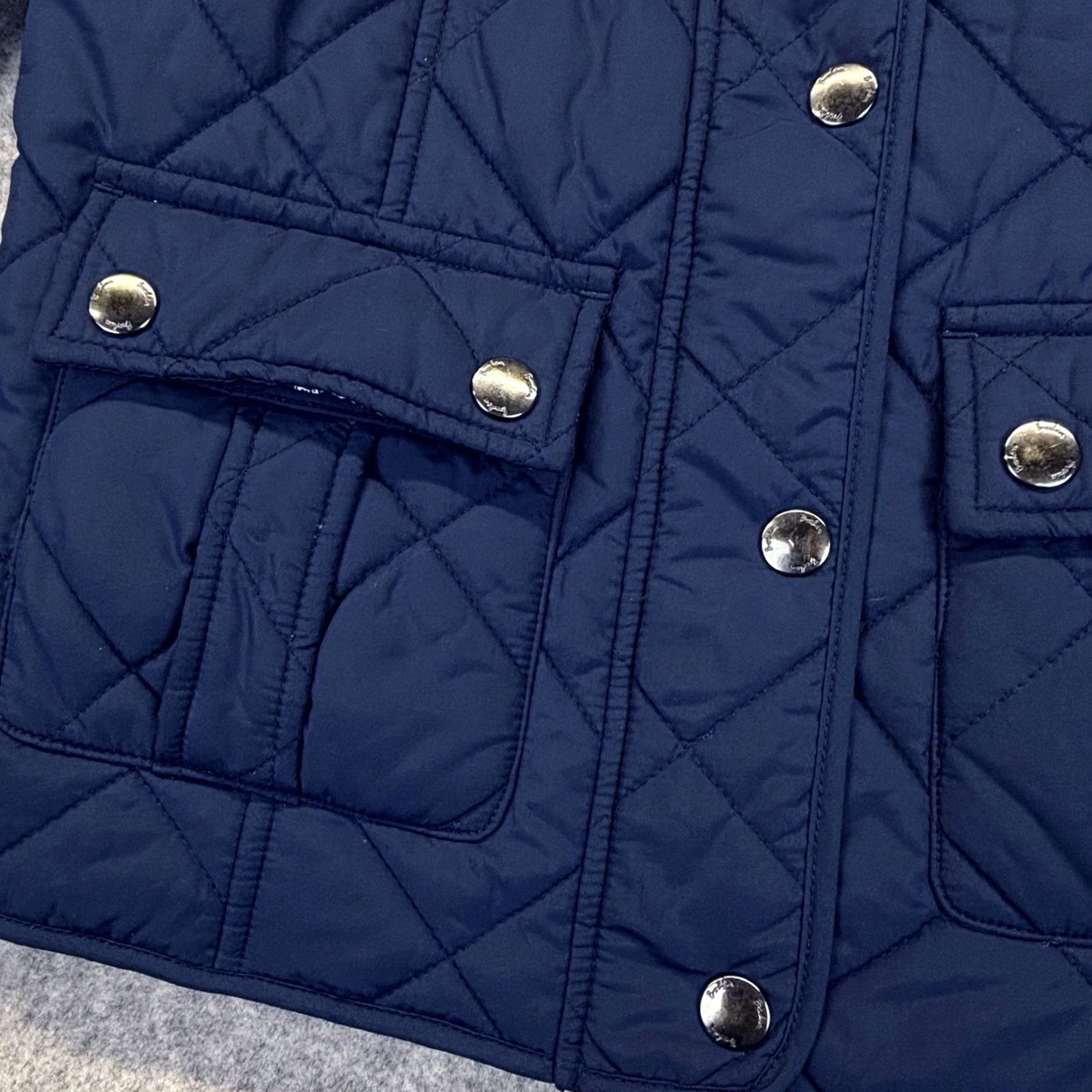 Boden VINTAGE Boden Quilted Jacket Womens UK 6 Blue Zip Up See Pics Size M / US 6-8 / IT 42-44 - 7 Thumbnail
