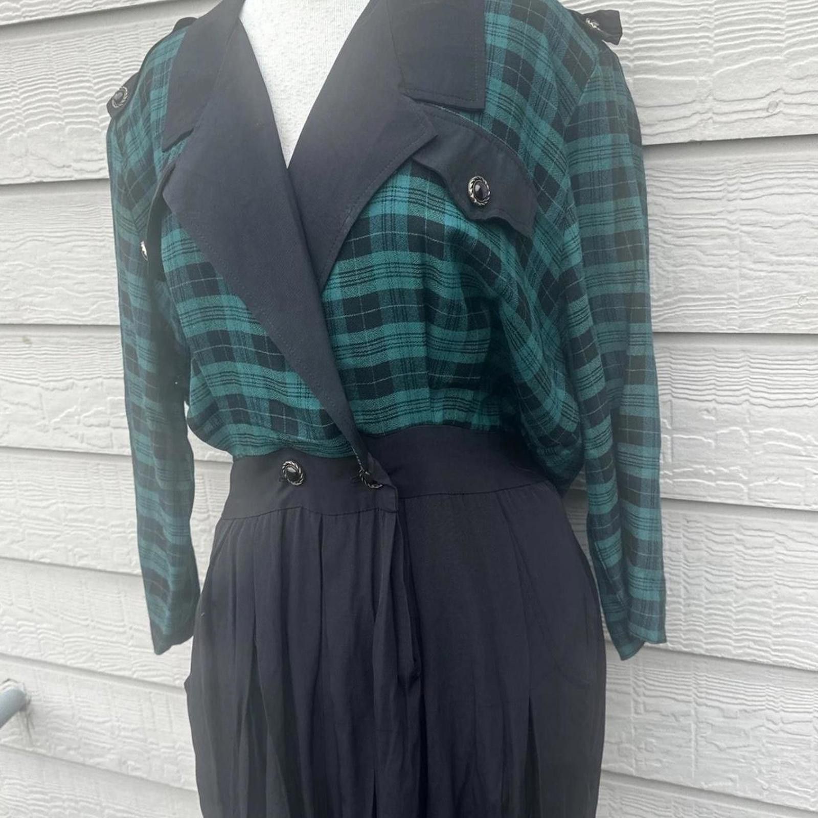 Other Bridge Club California Vtg Sailor Jumpsuit Size L/xl ? Size 40" / US 18 - 1 Thumbnail