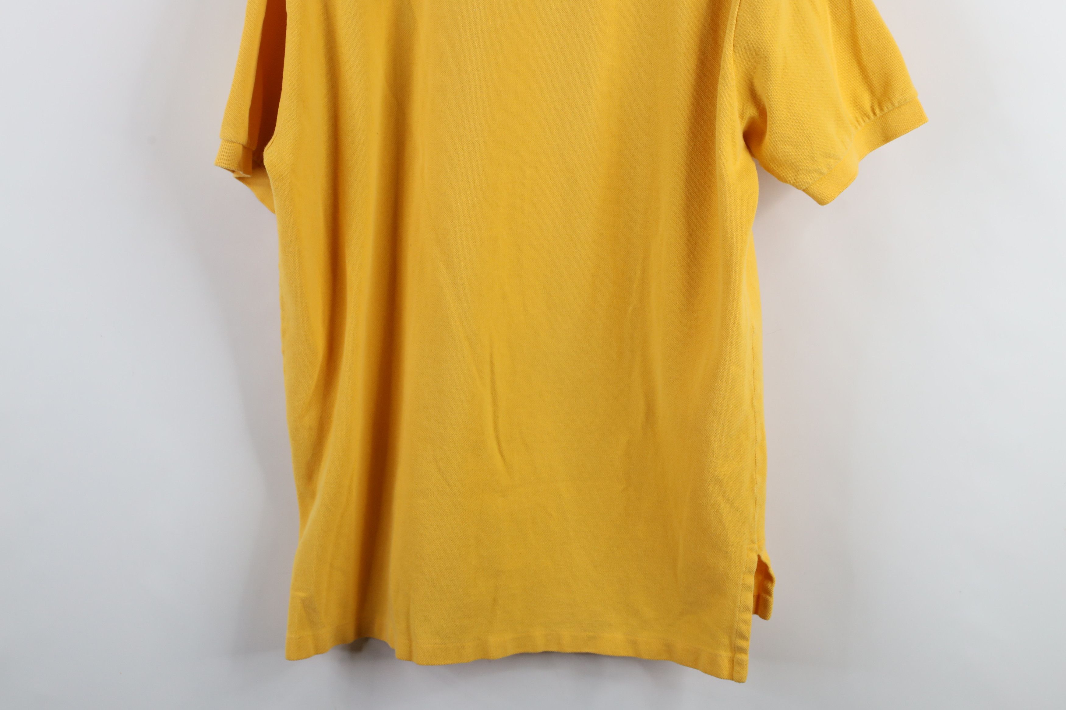 Ralph Lauren Vintage 90s Ralph Lauren Knit Collared Polo Shirt Yellow Size US L / EU 52-54 / 3 - 12 Thumbnail