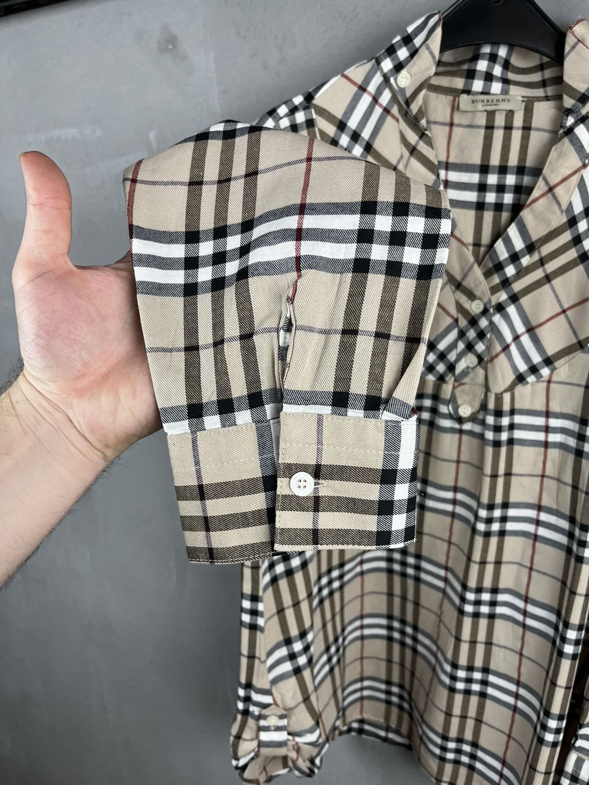 Burberry × Vintage Burberry vintage shirt Size US S / EU 44-46 / 1 - 6 Thumbnail