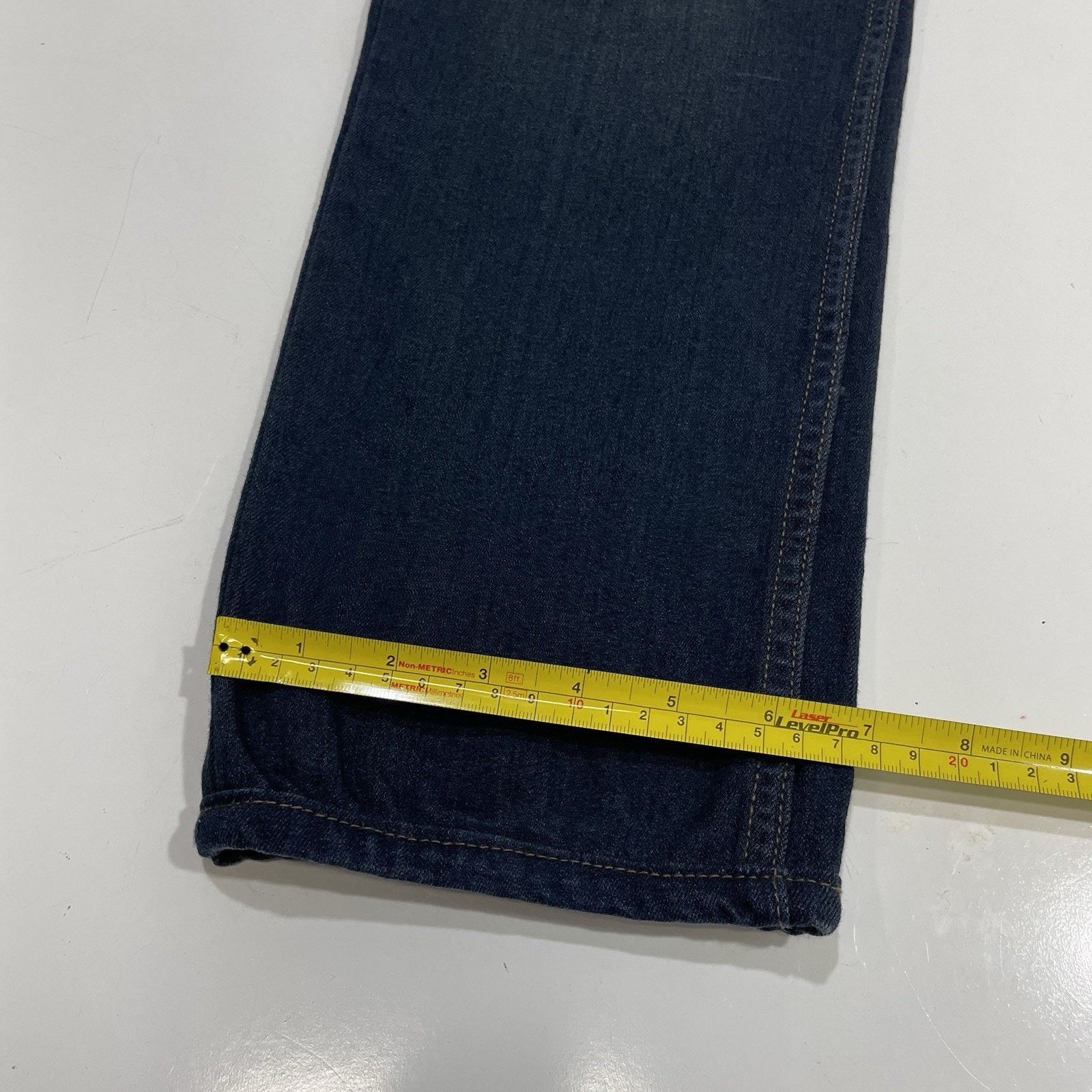 Paige Paige Lennox Jeans Mens 32 Blue Slim Straight Stretch Denim Size US 32 / EU 48 - 3 Thumbnail