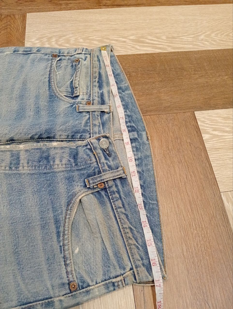 Levi's LEVI'S VINTAGE 501 REDLINE TOP #6 SELVEDGE DISTRESSED DENIM Size US 34 / EU 50 - 19 Thumbnail