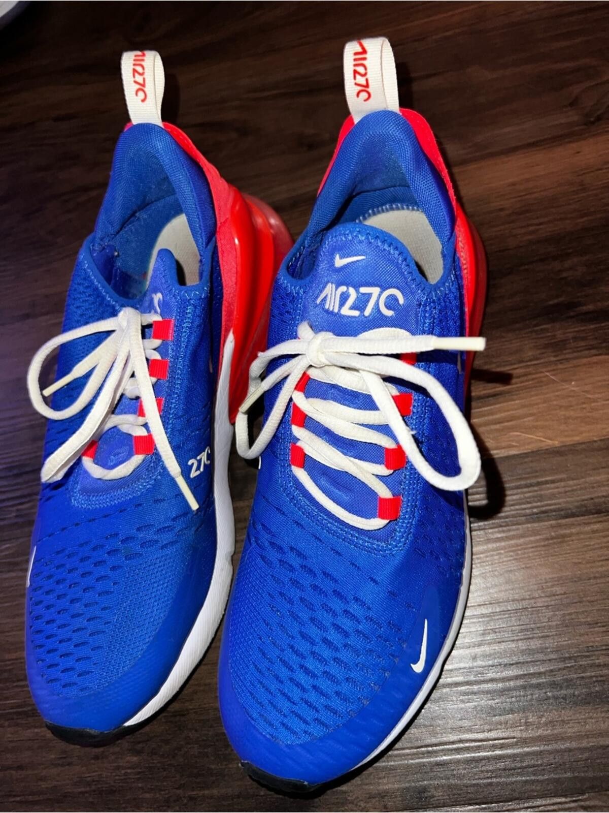 Nike Nike Air Max 270 'Hyper Royal' Bright Crimson Nearly New Size US 10 / EU 43 - 1 Thumbnail