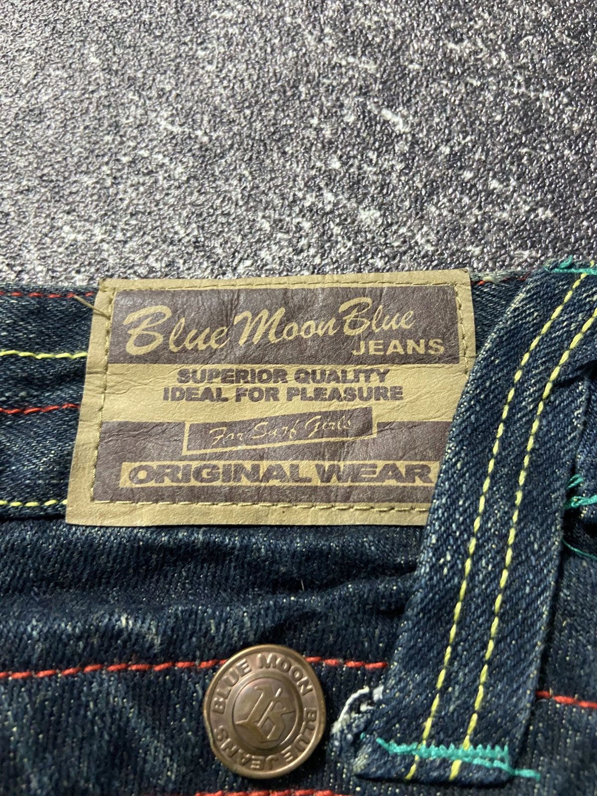 Japanese Brand Blue moon blue floral denim Size 28" / US 6 / IT 42 - 10 Thumbnail