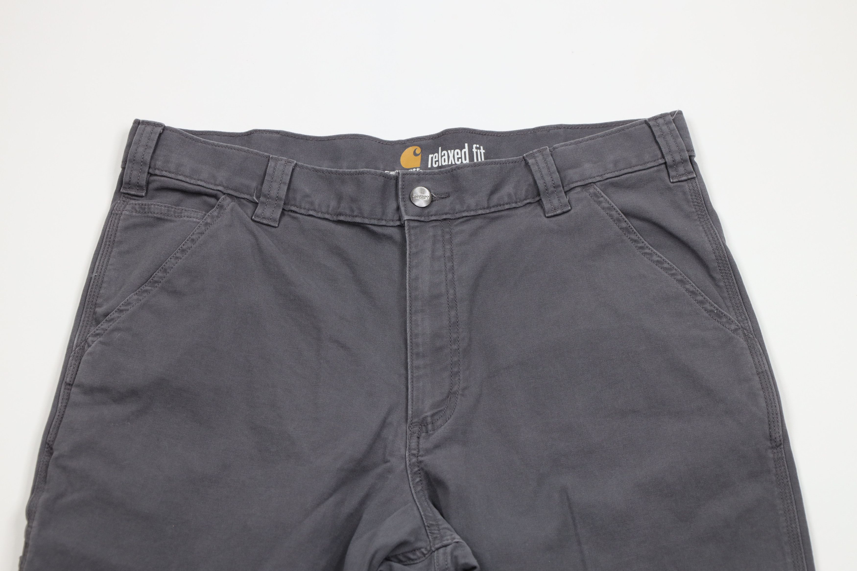 Carhartt × Vintage Vintage Y2K Carhartt Fit Wide Leg Dungaree Pants Gray Size US 36 / EU 52 - 2 Thumbnail