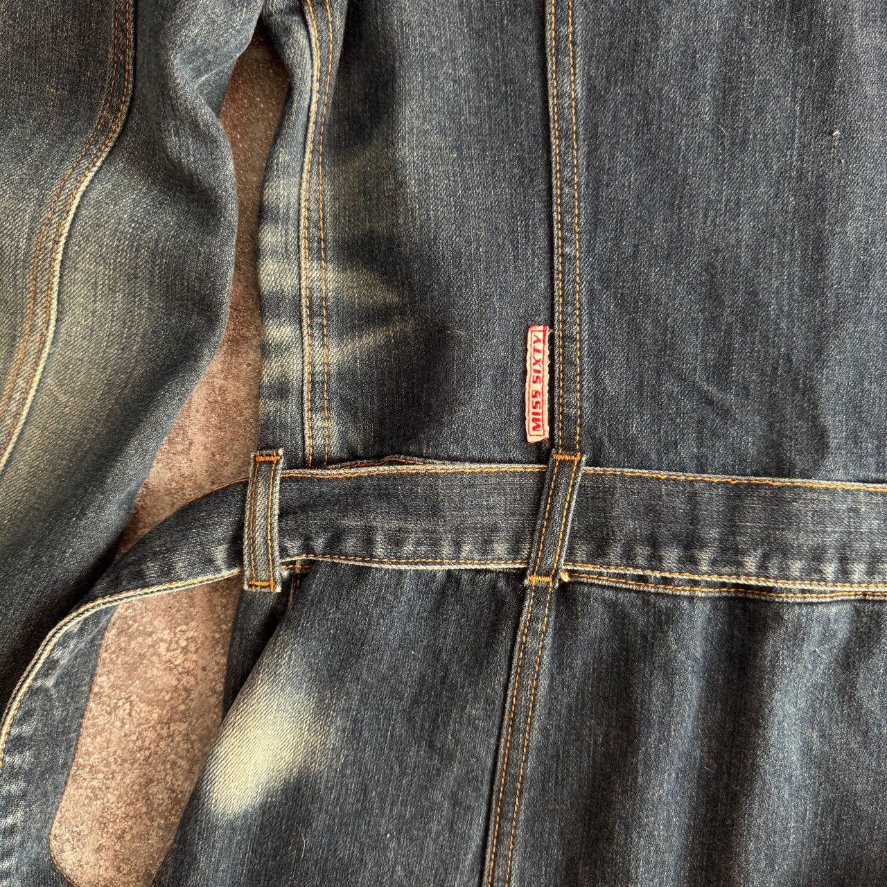 Miss Sixty Miss Sixty Vintage Belted Denim Coat / Dress Size S / US 4 / IT 40 - 9 Thumbnail