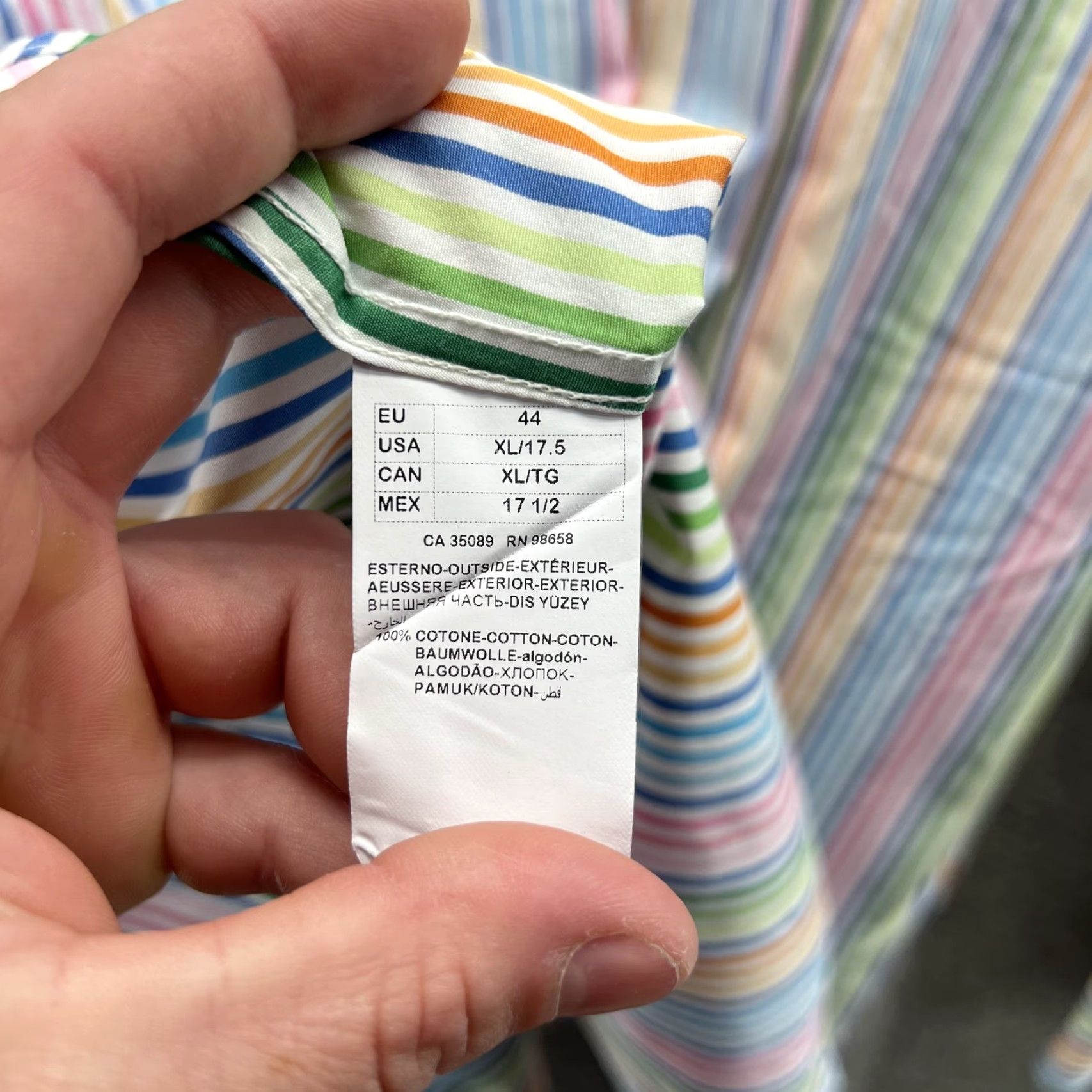 Paul & Shark Paul & Shark Yachting Shirt Mens XL Striped Button-Up Italy Casual Size US XL / EU 56 / 4 - 3 Thumbnail