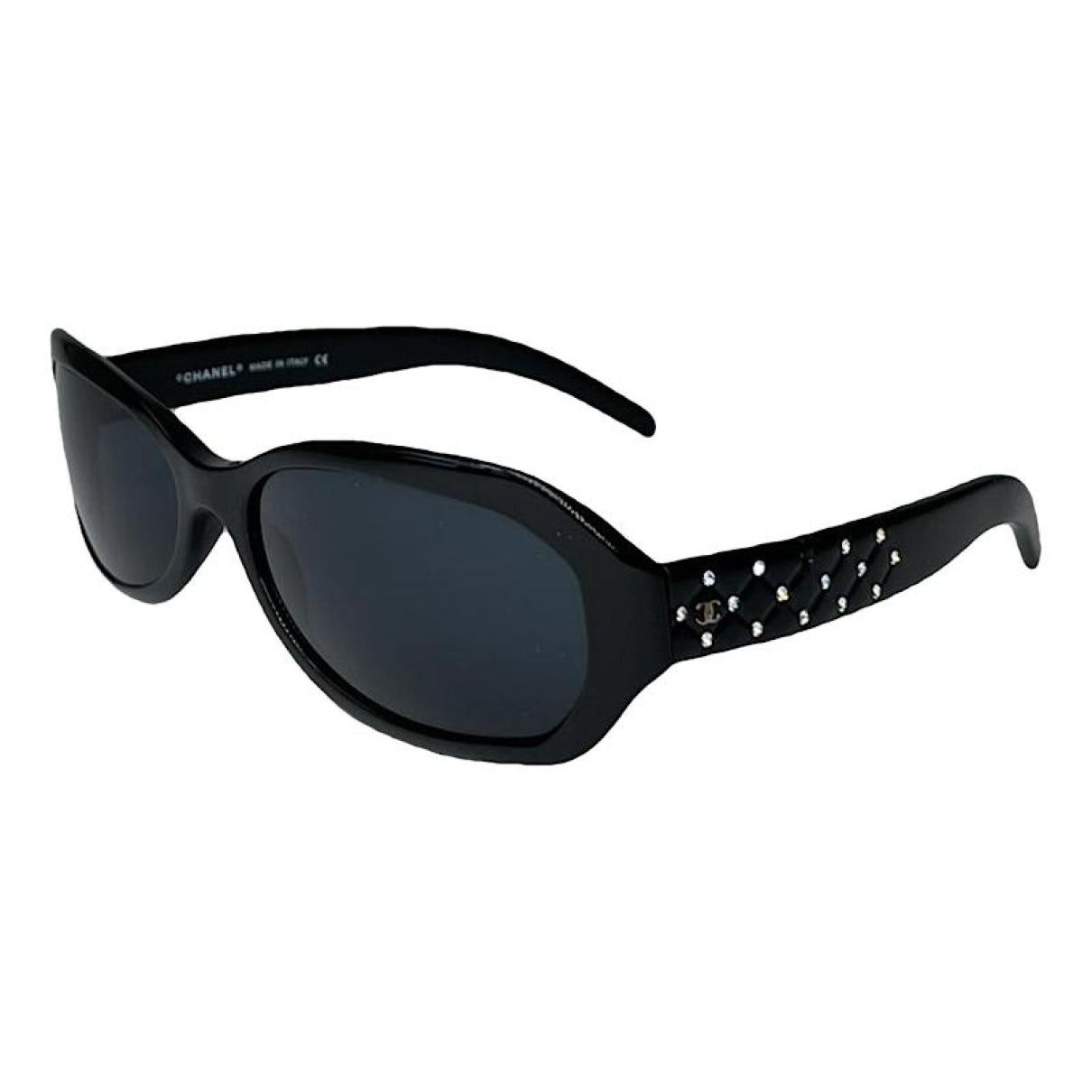 Chanel Black Plastic Sunglasses Size ONE SIZE - 1 Thumbnail