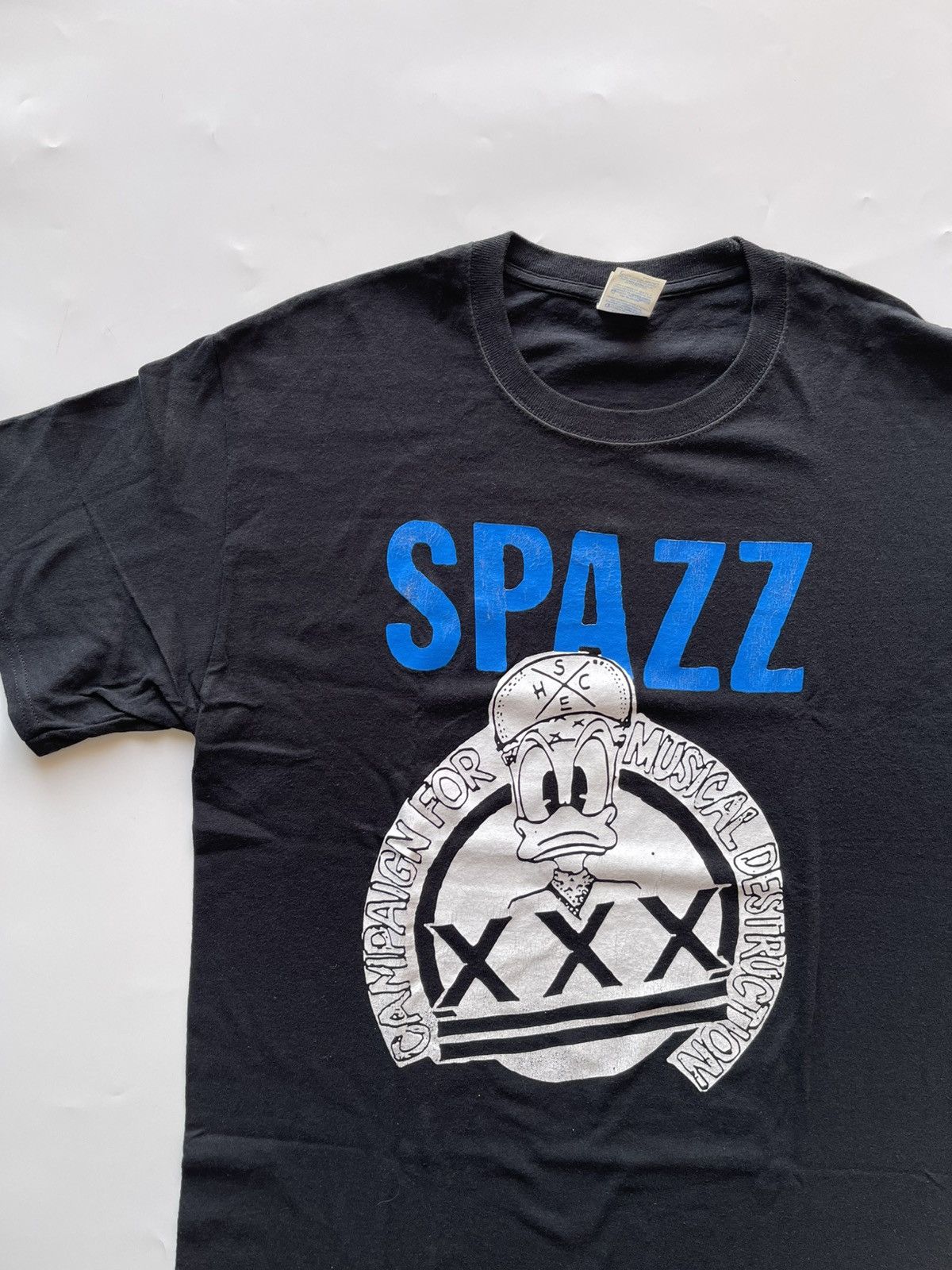 Band Tees vintage early 2000s spazz campaign for musical destruction ...