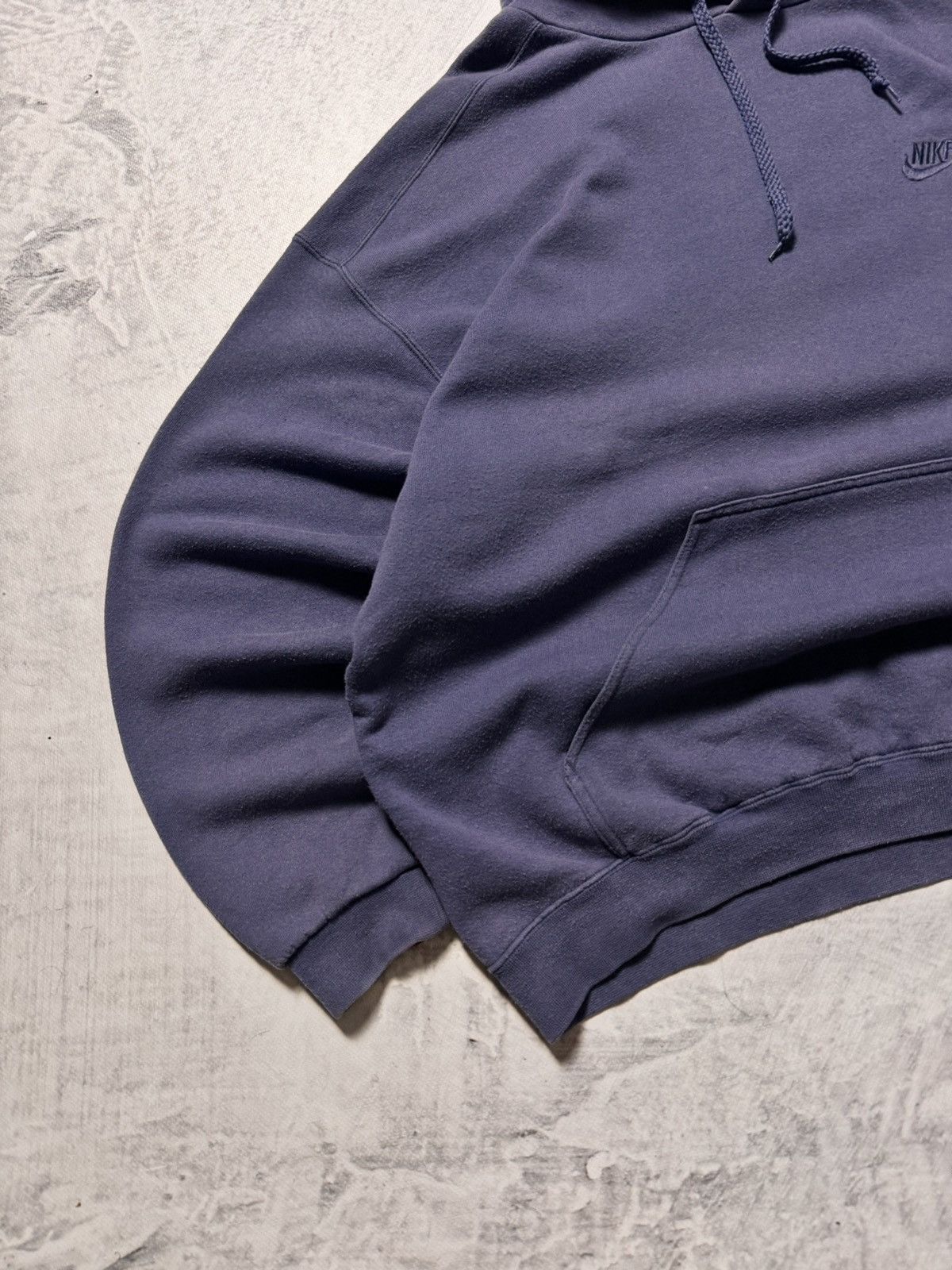 90s Nike Vintage Oversize Boxy Fit Mini Logo Hoodie Spellout