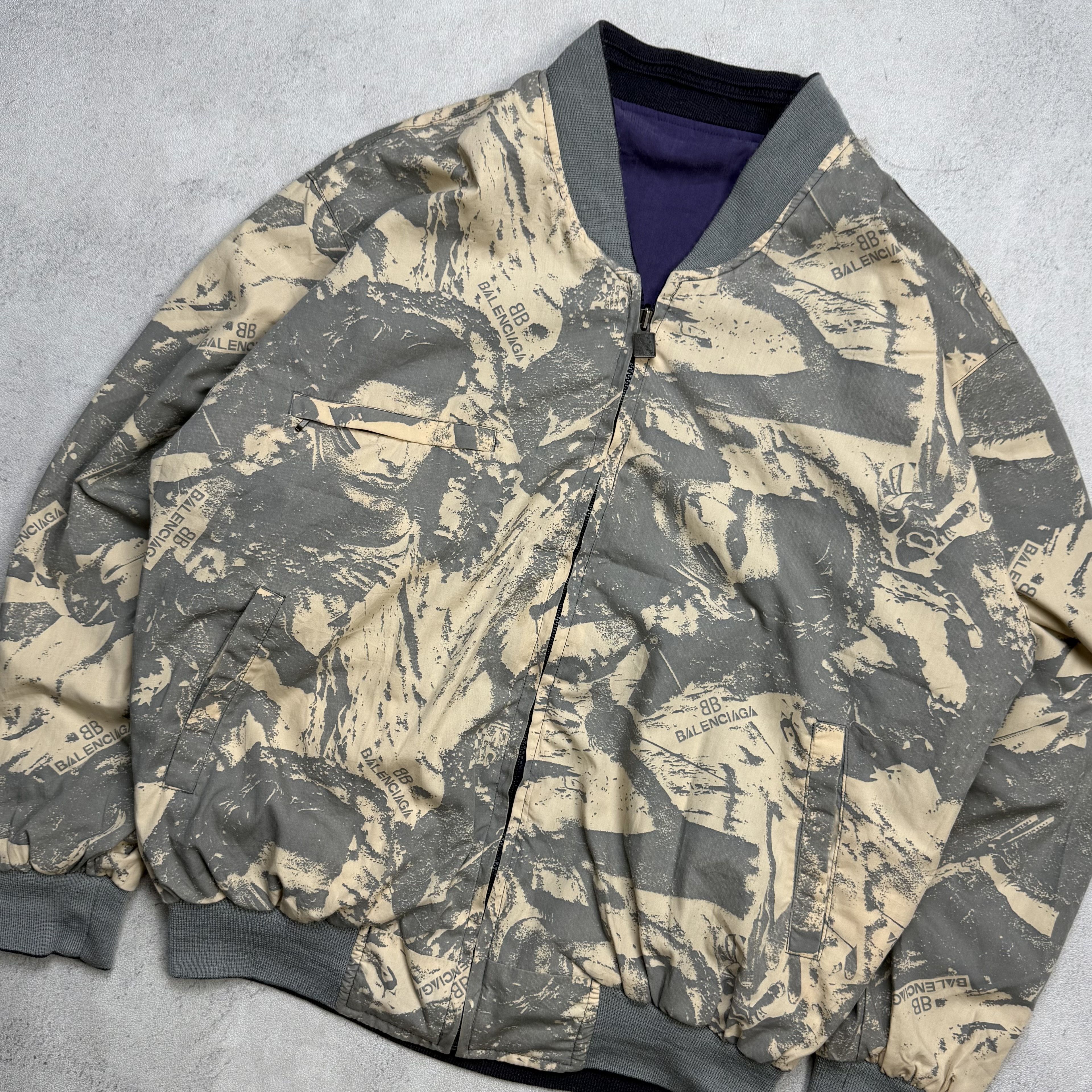 Balenciaga Vintage 90s Balenciaga Reversible Jacket Size US L / EU 52-54 / 3 - 2 Thumbnail