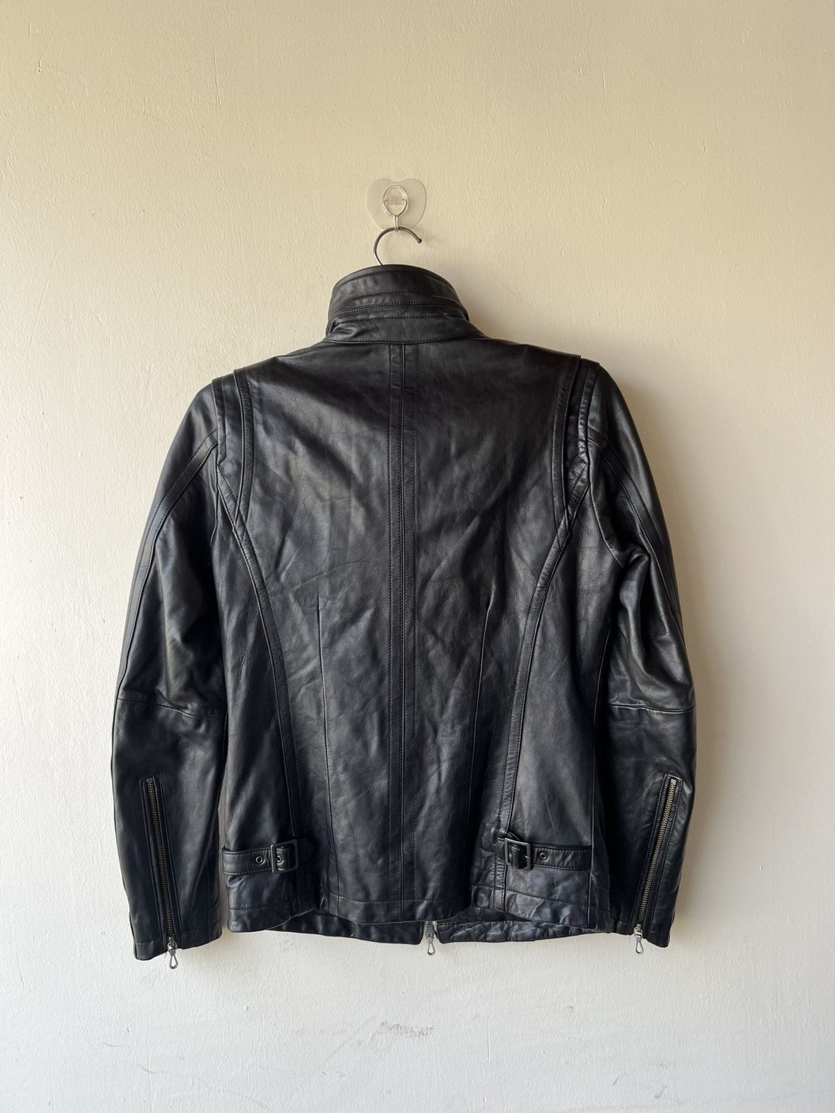Schlussel Schlussel Japan Patina Sheepskin Leather Jacket Size US S / EU 44-46 / 1 - 3 Thumbnail