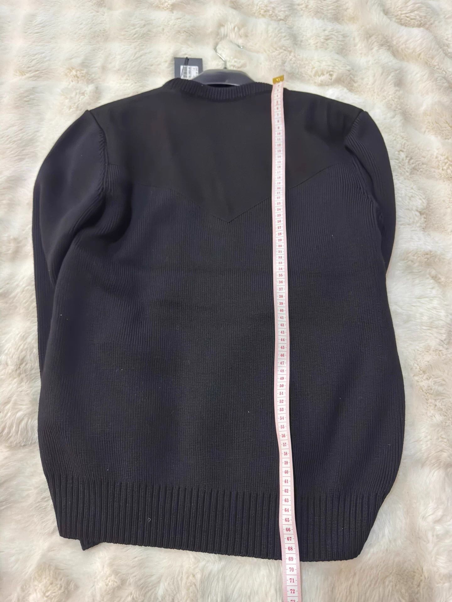 Saint Laurent Paris YSL SLP Hedi 14 black wool lambskin sweater XL new Size US XL / EU 56 / 4 - 8 Thumbnail