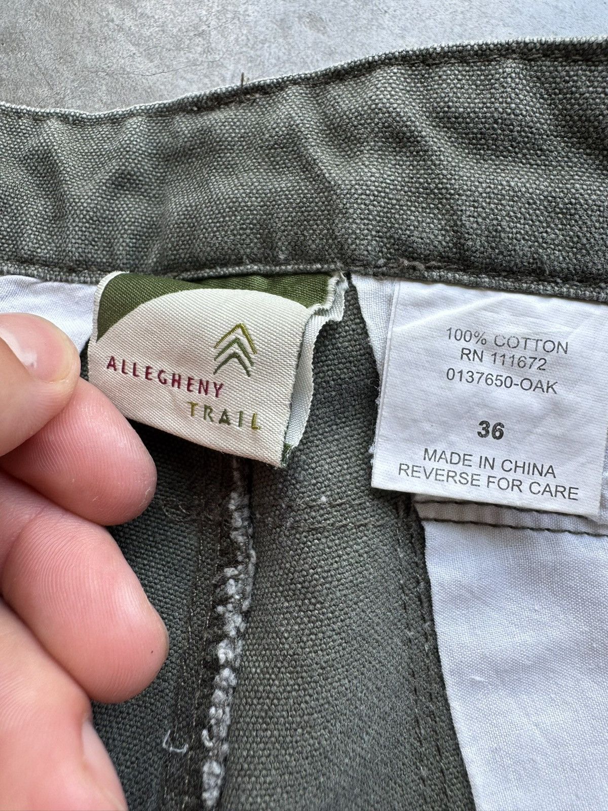 Carhartt Vintage 90’s/00’s Carhartt Double Knee Style Canvas Jorts Size US 36 / EU 52 - 3 Thumbnail