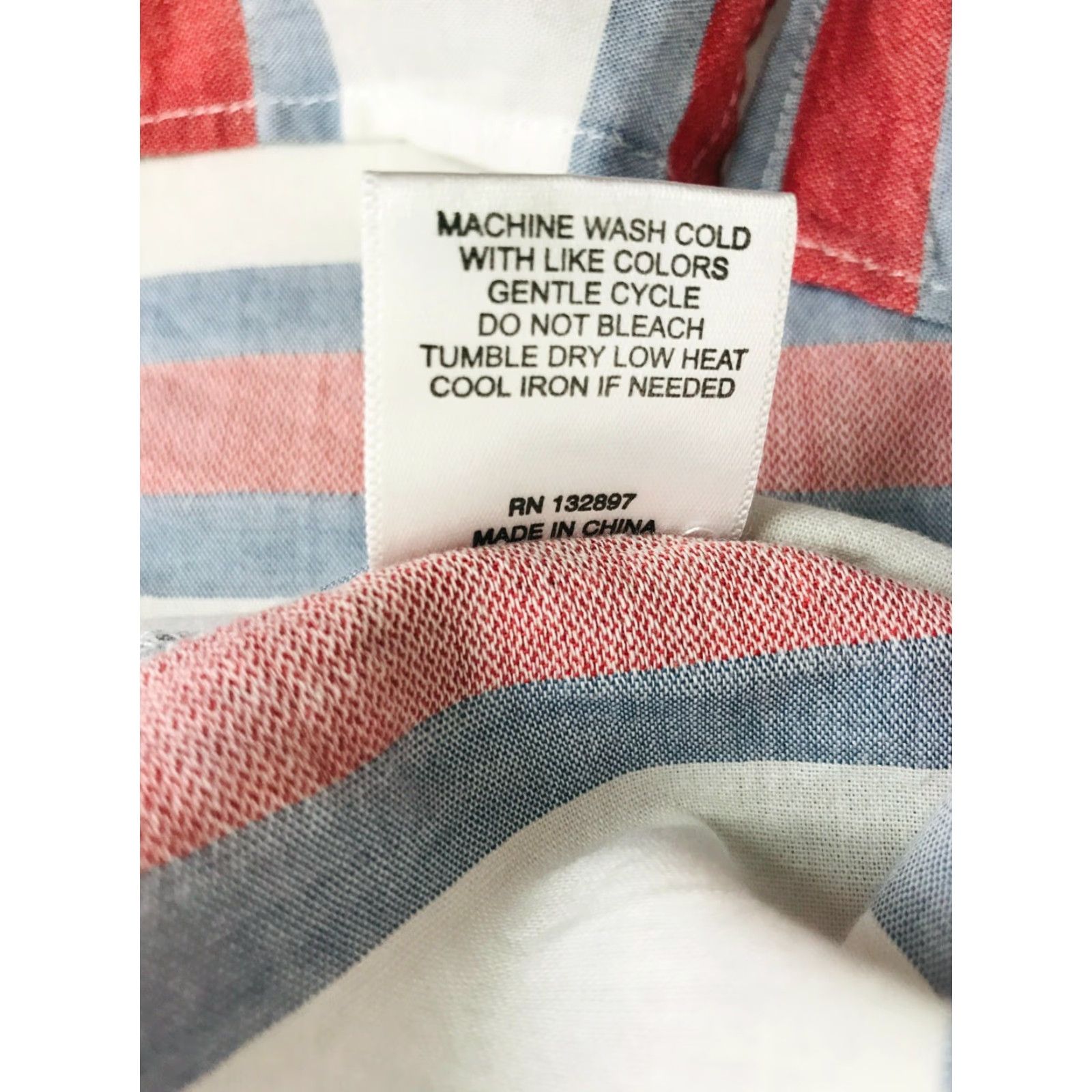 Vintage Jane and Delancy Blouse Women's Size Small White Blue Red Striped V-Neck Shirt Womens Small White Striped V-Neck Jane and Delancy Blouse Size S / US 4 / IT 40 - 7 Thumbnail
