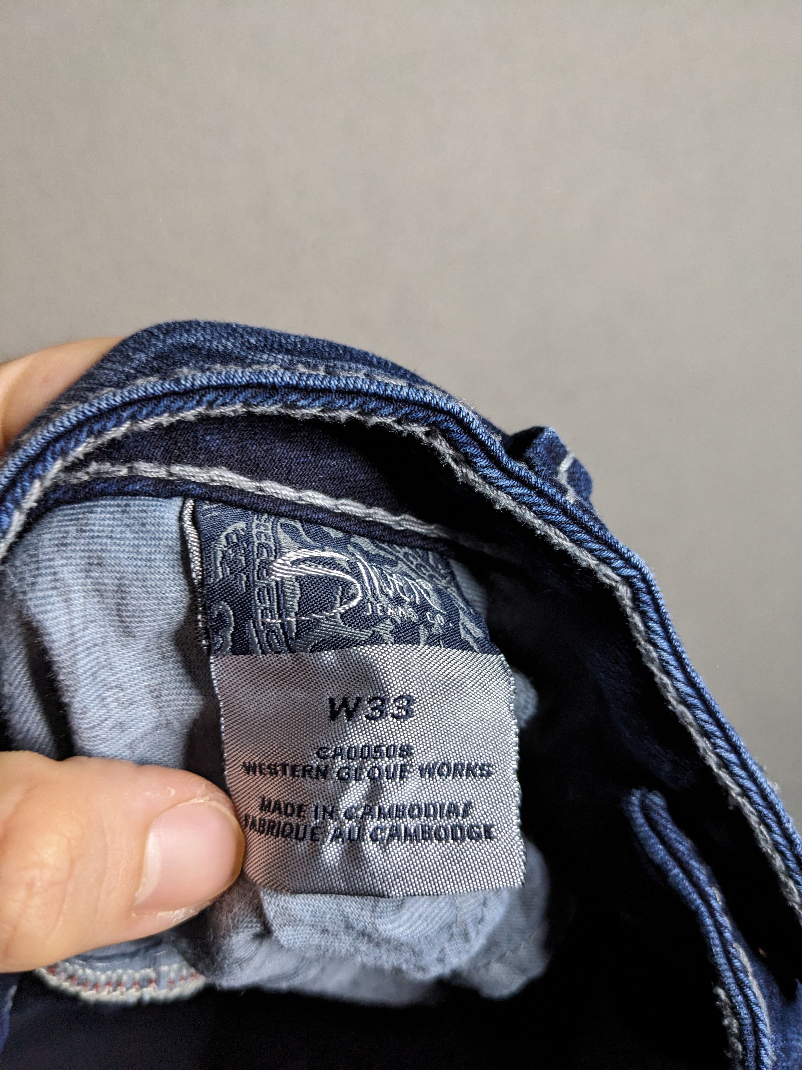 Silver Jeans Co. Silver Jeans Suki Mid Capri 33x24 Y2K Denim Western Dark Size 33" - 14 Thumbnail