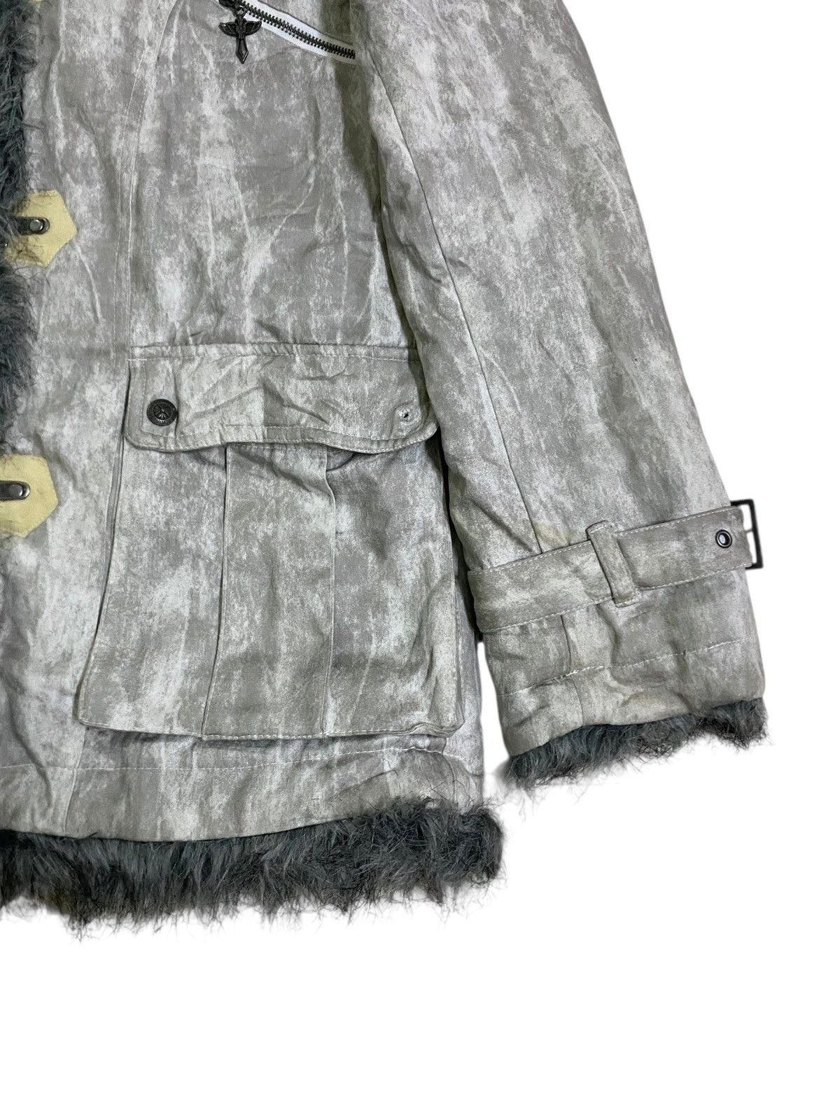 BERNINGS SHO Very Rare Vintage Brand Bernings Sho Fur Waxed Parka 1990s Size US M / EU 48-50 / 2 - 5 Thumbnail
