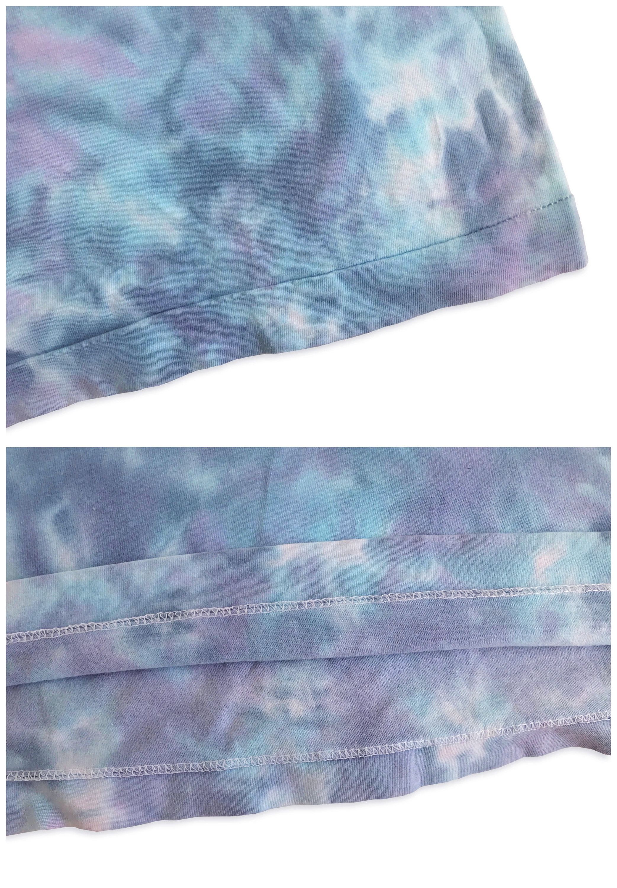 Vintage 90s URBAN ATTITUDE Skull Tie Dye Shirt Singe Stitch Skate Size US XL / EU 56 / 4 - 7 Thumbnail