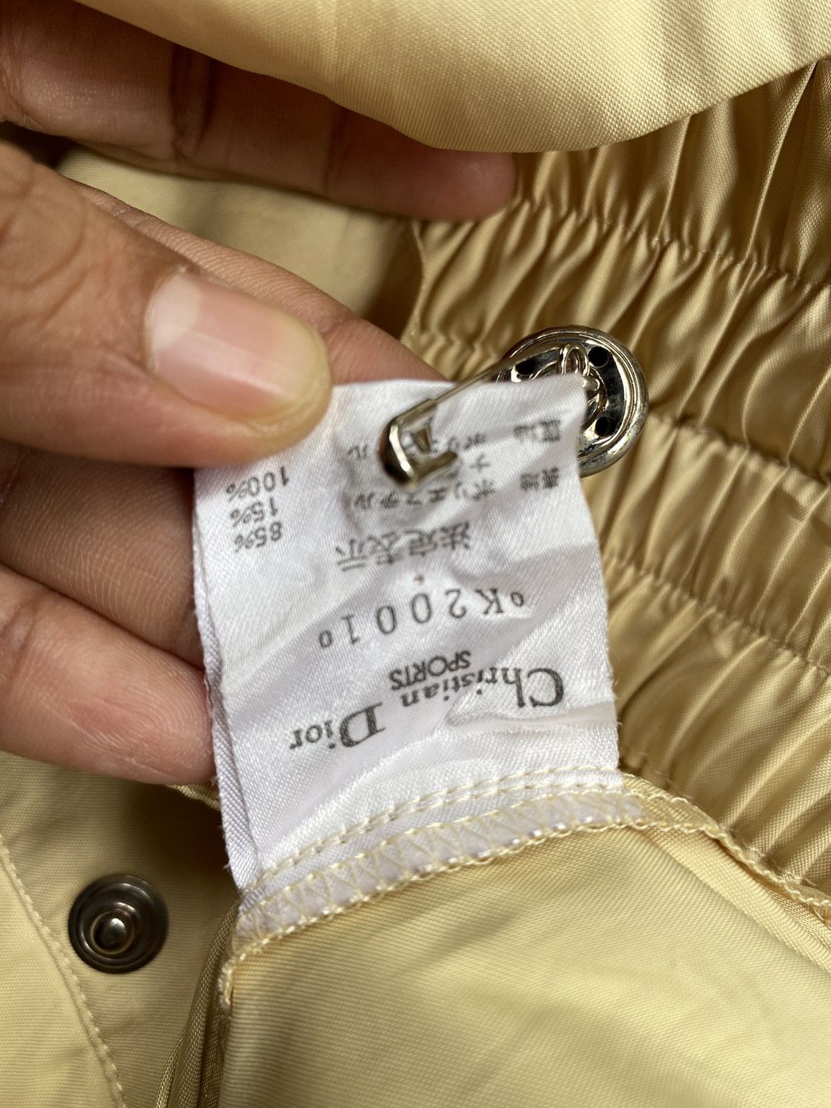 Dior Christian Dior sports beige logo jacket Size US M / EU 48-50 / 2 - 13 Thumbnail