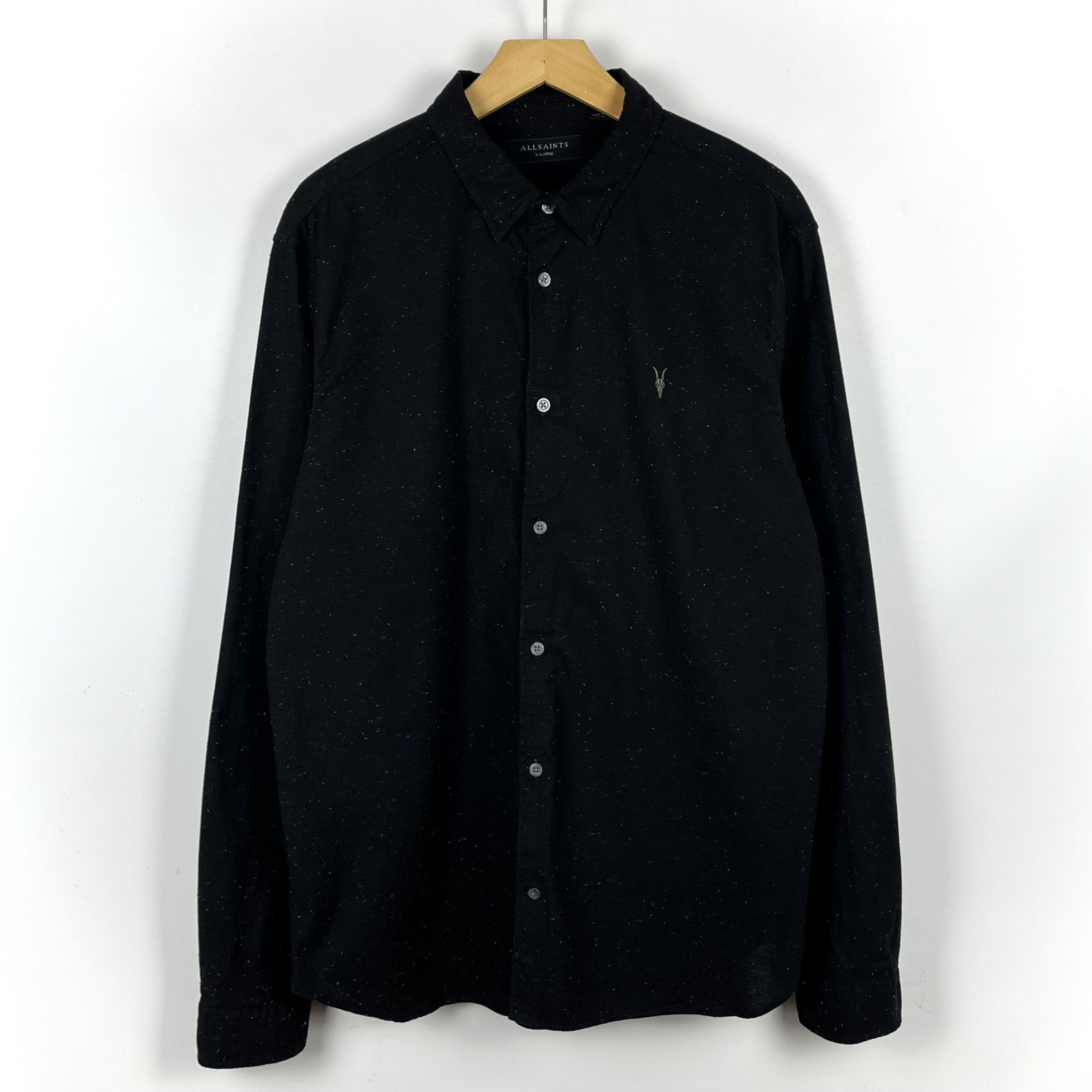 Allsaints Designer AllSaints Petrel Long Sleeve Button Up Shirt Size US XL / EU 56 / 4 - 1 Thumbnail
