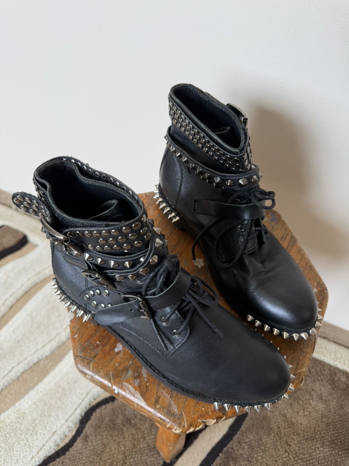 Yves Saint Laurent YvesSaintLaurent Luxury Biker Goth Archive Boots Size US 6 / IT 36 - 6 Thumbnail