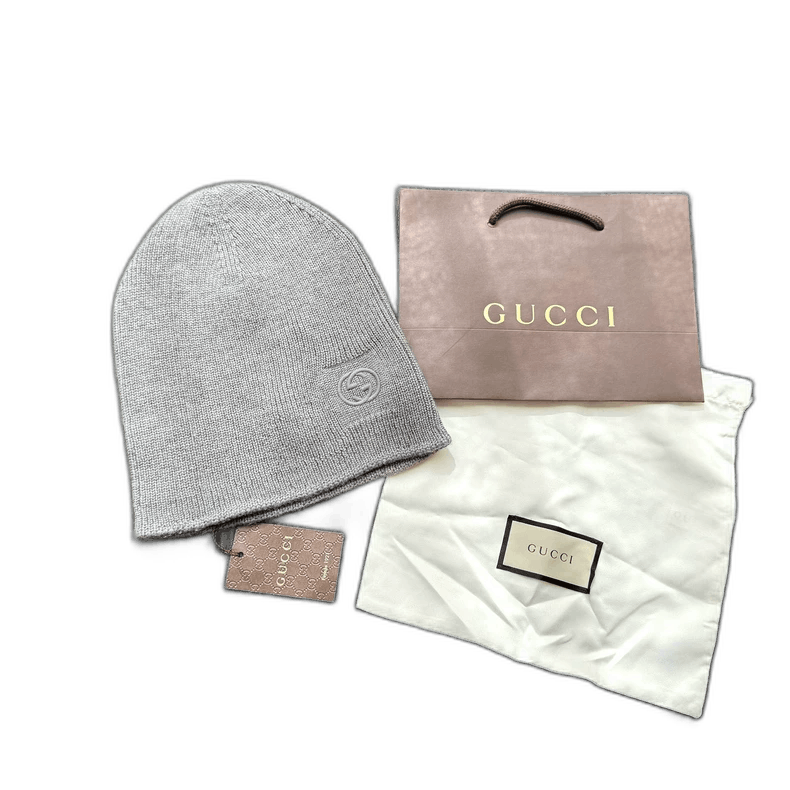 Gucci Gucci GG Embroidered Wool Knit Hat - dmc Size ONE SIZE - 1 Thumbnail