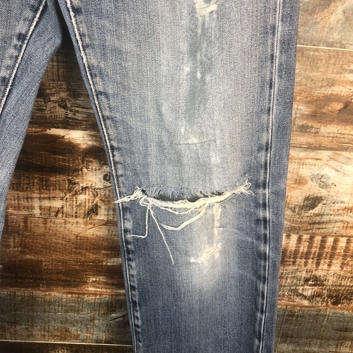 Japanese Brand Uniqlo japan ripped Distressed Denim Pants #A1394 Size US 31 - 12 Thumbnail