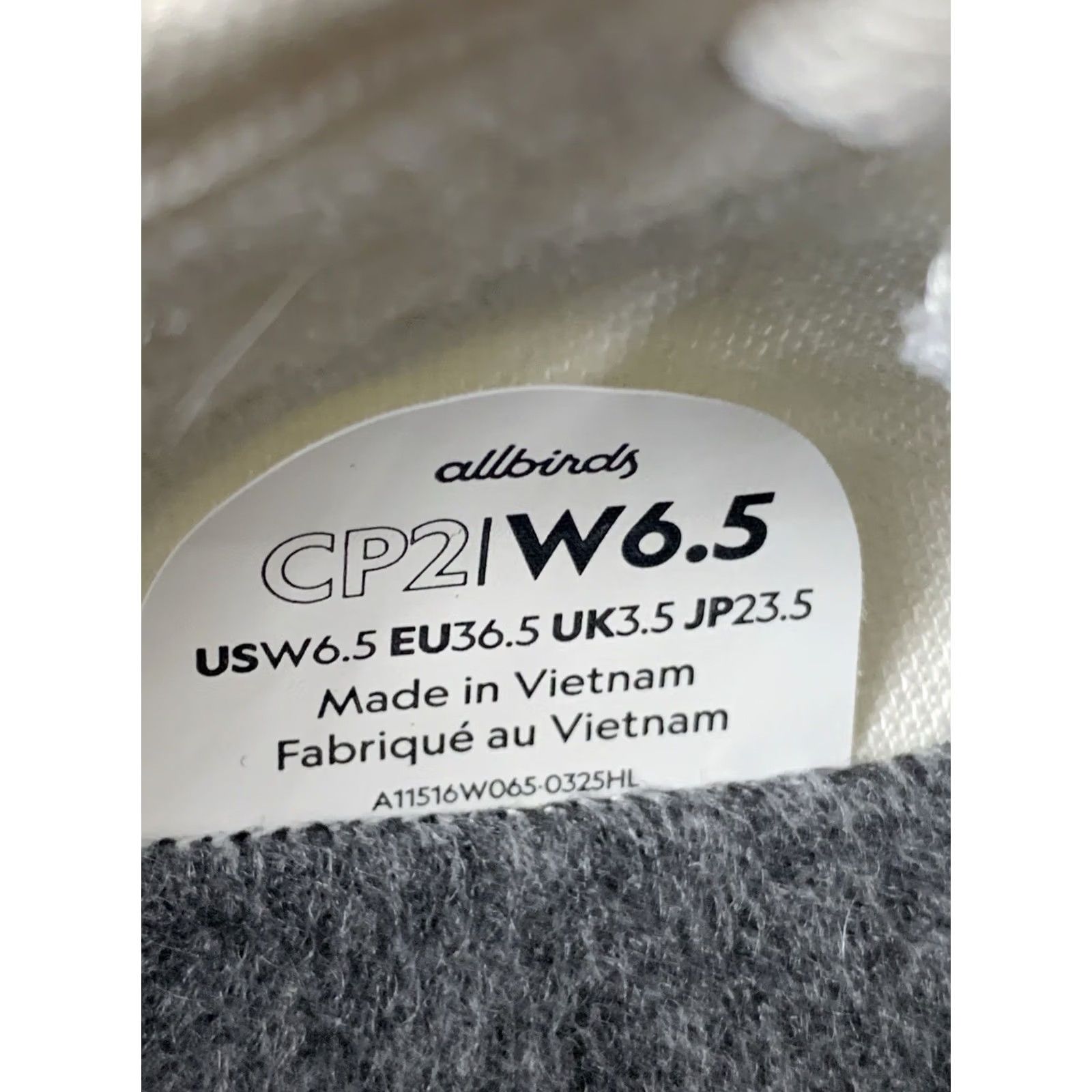 Allbirds ALLBIRDS CP2 White Canvas Piper Sneakers Women 6.5 Lace Up Low Top - Activewear Size M / US 6-8 / IT 42-44 - 6 Thumbnail