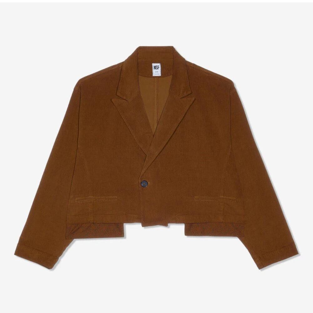 NSF NSF Made In USA HAILE Cut Off Cord Blazer Caramel Size M Size M / US 6-8 / IT 42-44 - 6 Thumbnail