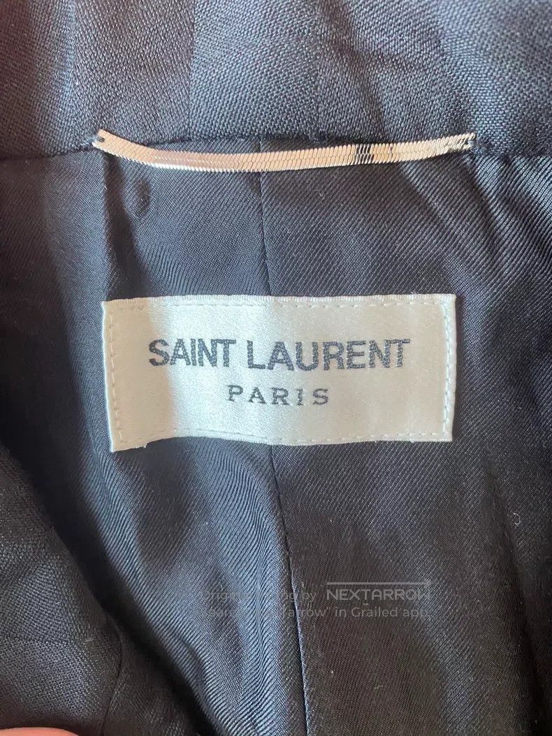 Saint Laurent Paris Saint Laurent Paris Double-grain striped suit Size US S / EU 44-46 / 1 - 2 Thumbnail