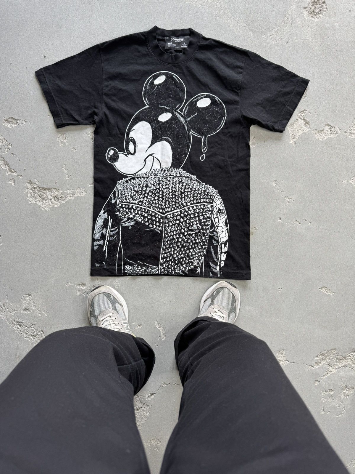 DOMREBEL Dom Rebel Mickey Mouse T Shirt Black Size Small Size US S / EU 44-46 / 1 - 1 Thumbnail