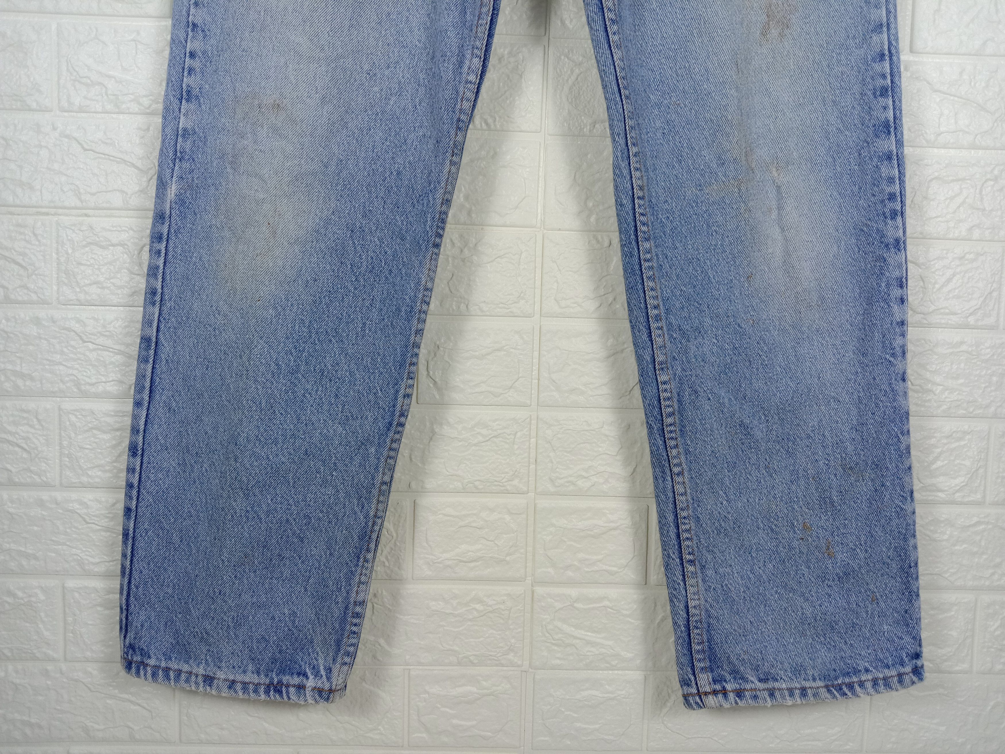 Levi's Vintage 90s Levi's 505 Jeans Faded Blue Distressed Denim Size US 36 / EU 52 - 4 Thumbnail