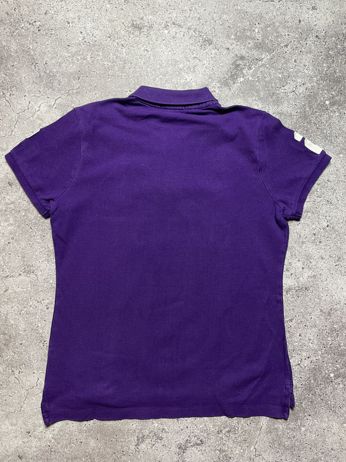 Ralph Lauren Vintage Ralph Lauren purple polo shirt woman Size L / US 10 / IT 46 - 4 Thumbnail