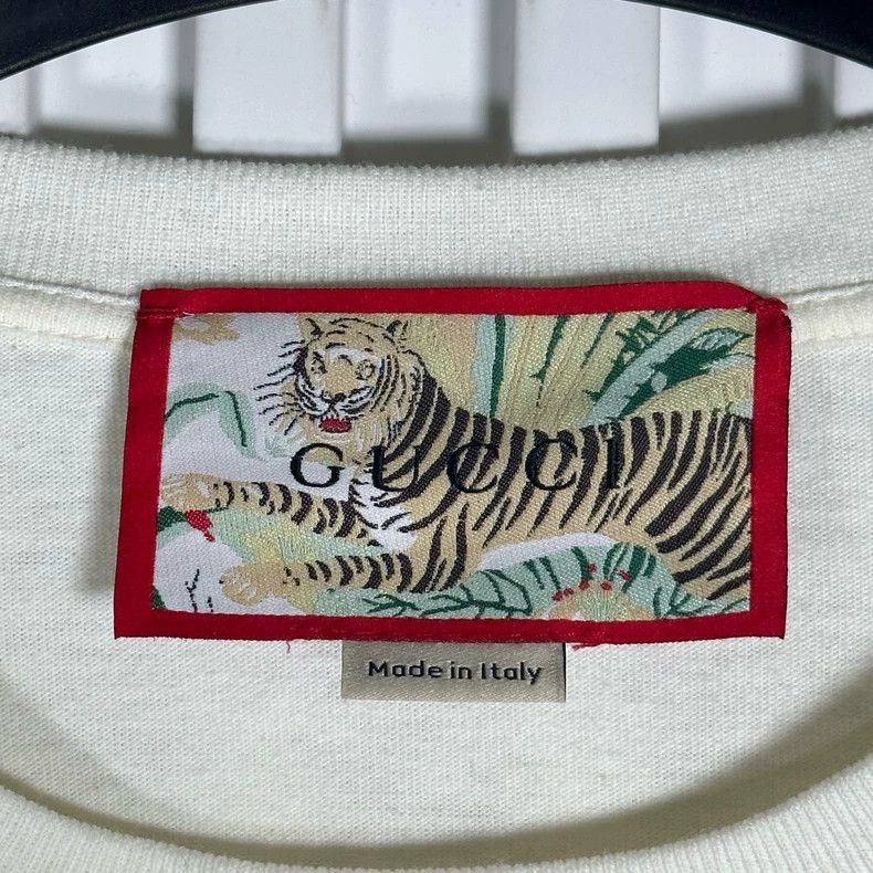 Gucci GUCCI Tiger Short Sleeve Tshirt Size L-2505 Size US L / EU 52-54 / 3 - 4 Thumbnail